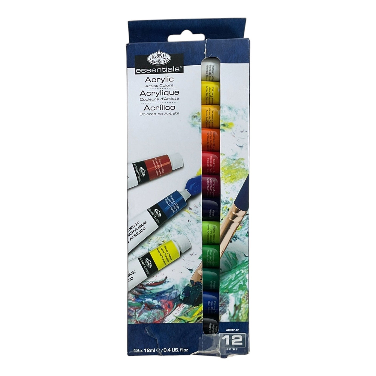 Set de pinturas acrílicas (Royal Langnickel)