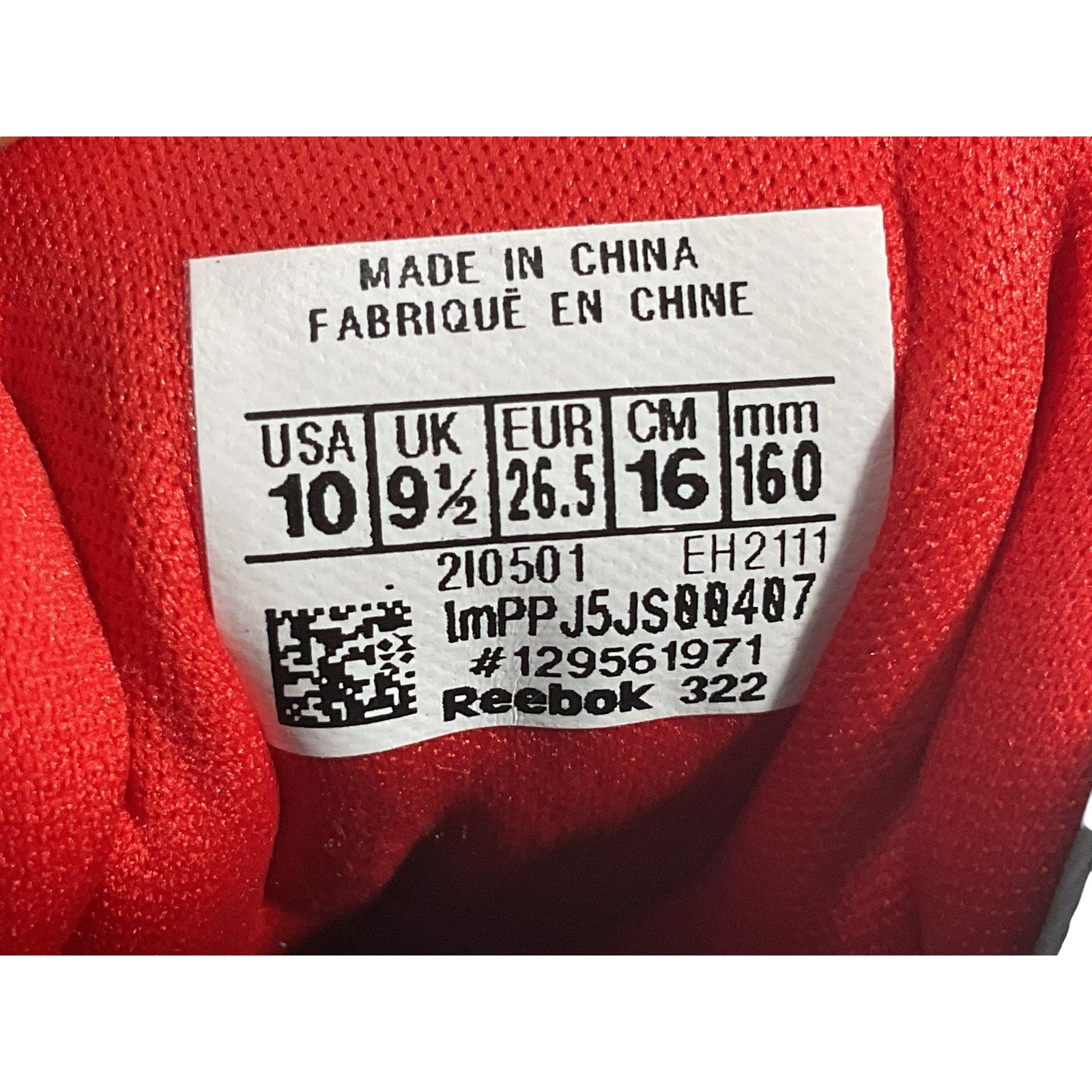 Tenis niño 10 (Reebok)