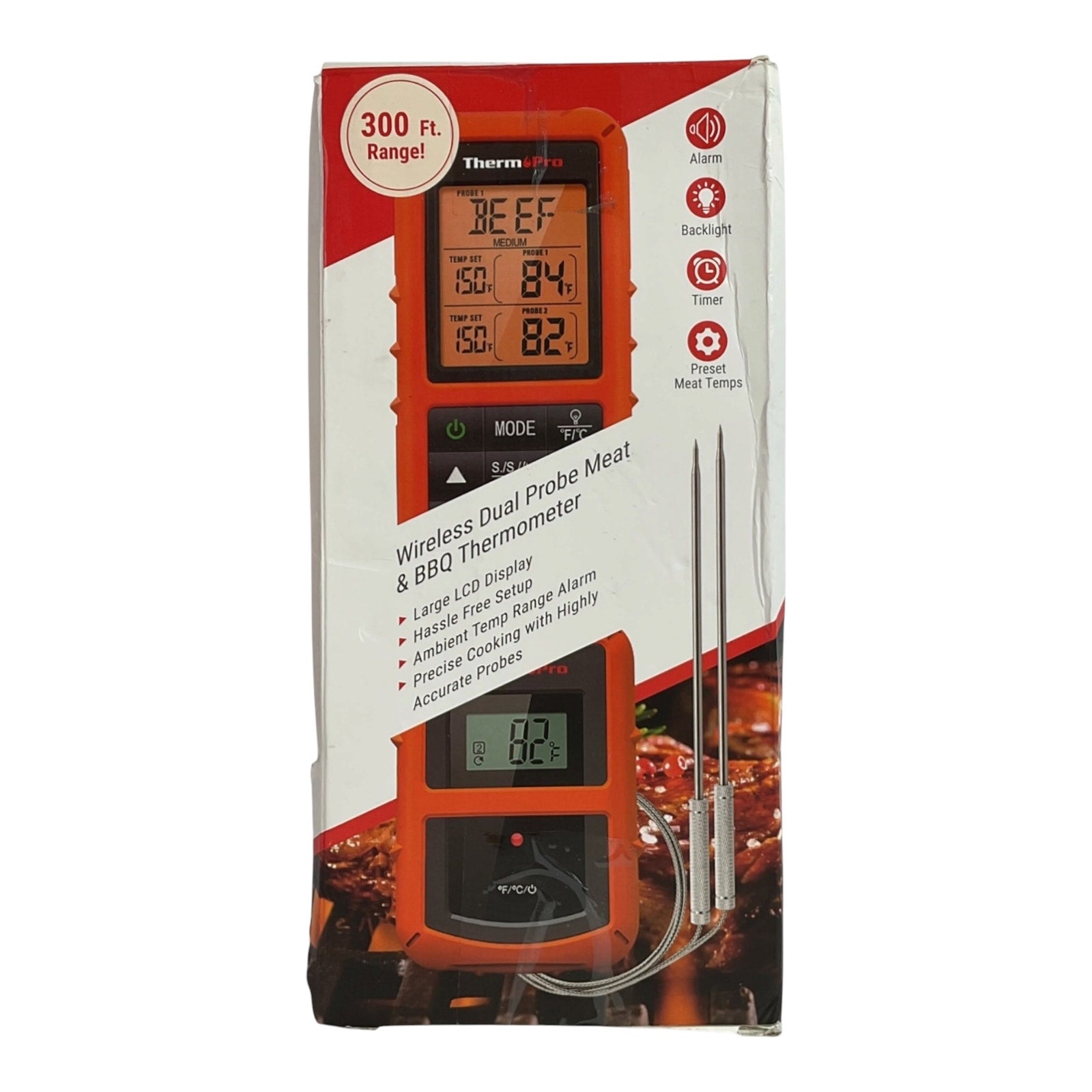 Termómetro inalámbrico para carne (ThermoPro TP20)