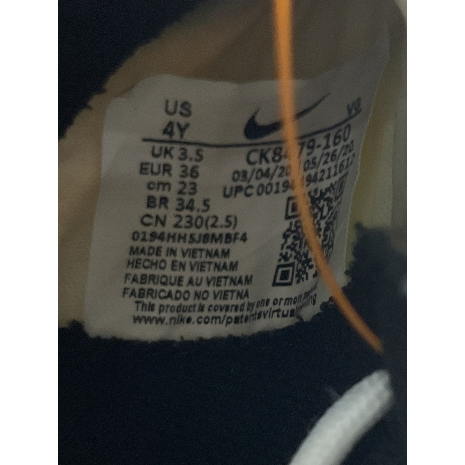 Tacos Niño 4Y (Nike)