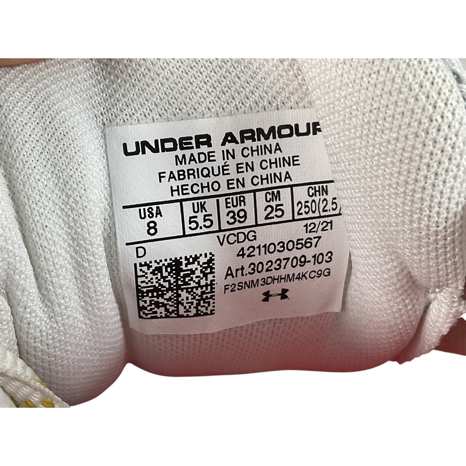 Tenis 8 (Under Armour)