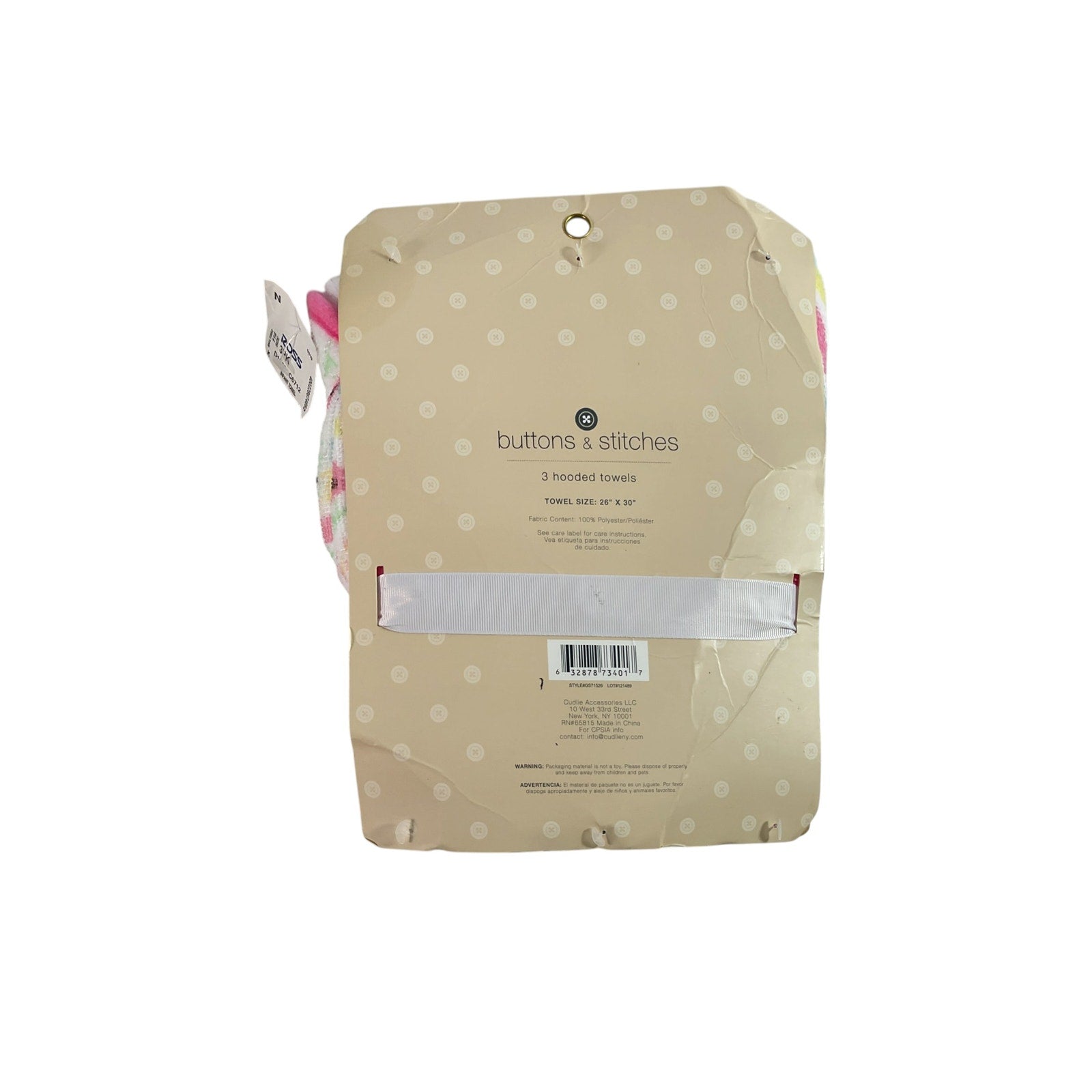 Set de mantas (Buttons & Stitches)