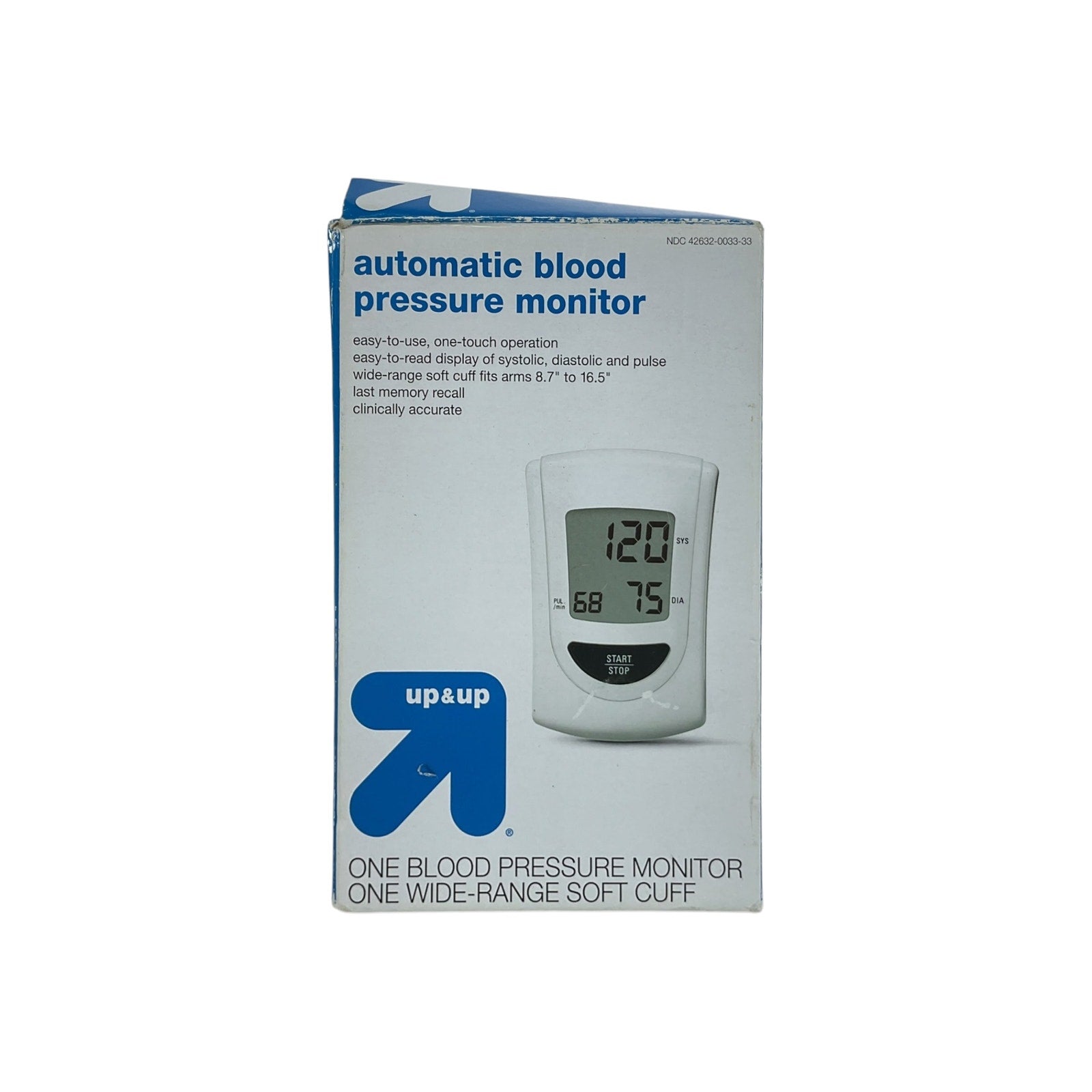 Medidor de presión arterial electrónico (Up&Up)