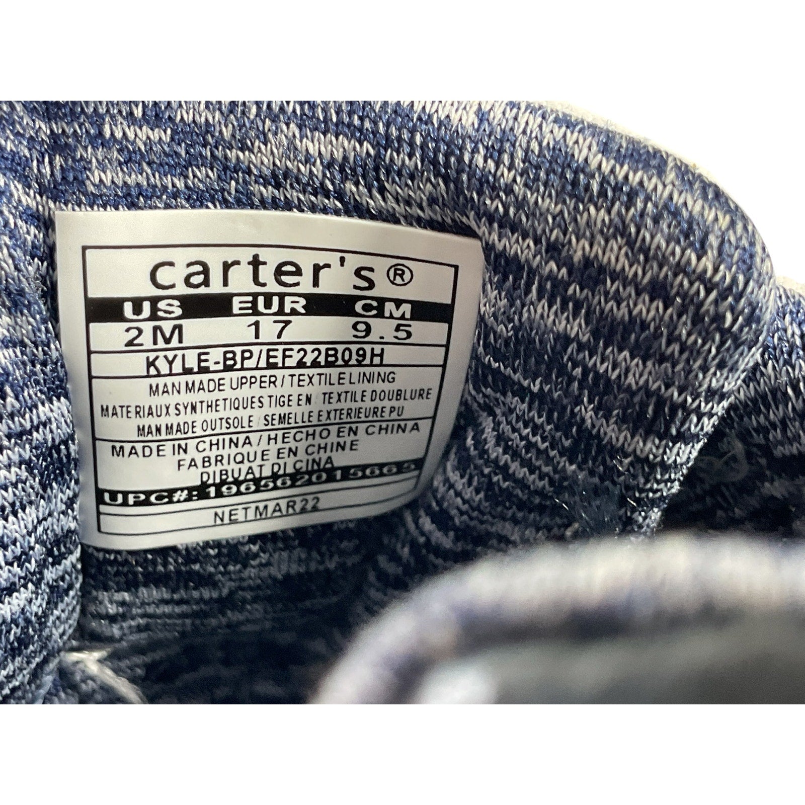 Tenis niño 2M (Carter's)