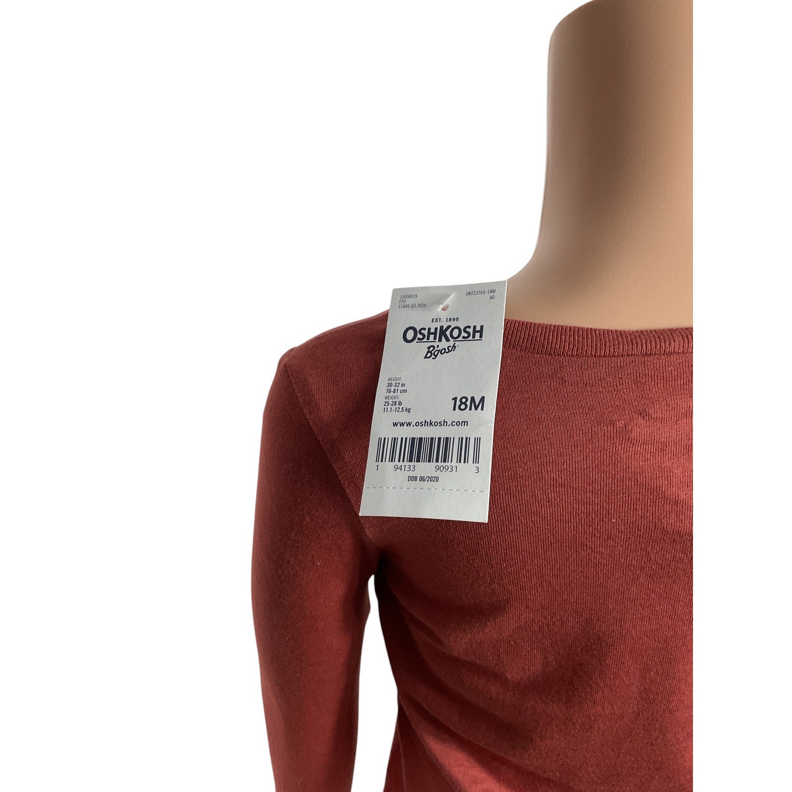 Blusa niña 18M (OSHKOSH)