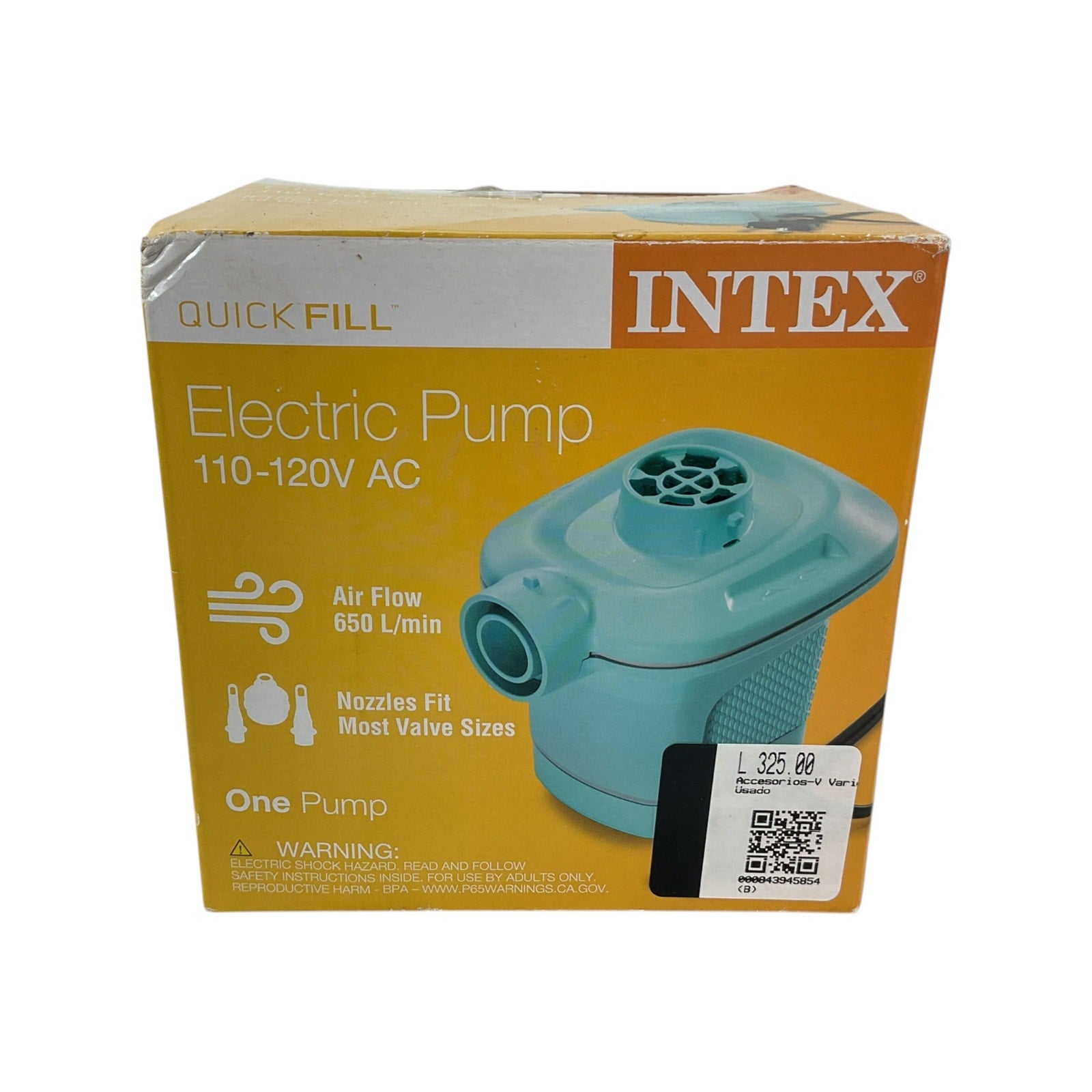 Bomba de aire eléctrica (INTEX)