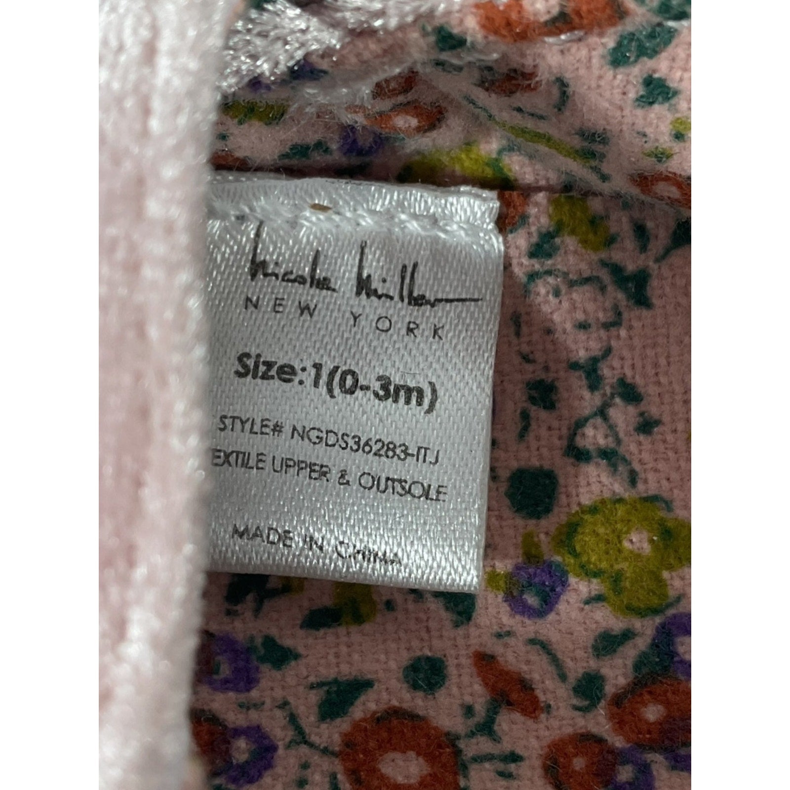 Zapato niña 0-3M (Nicole Miller)