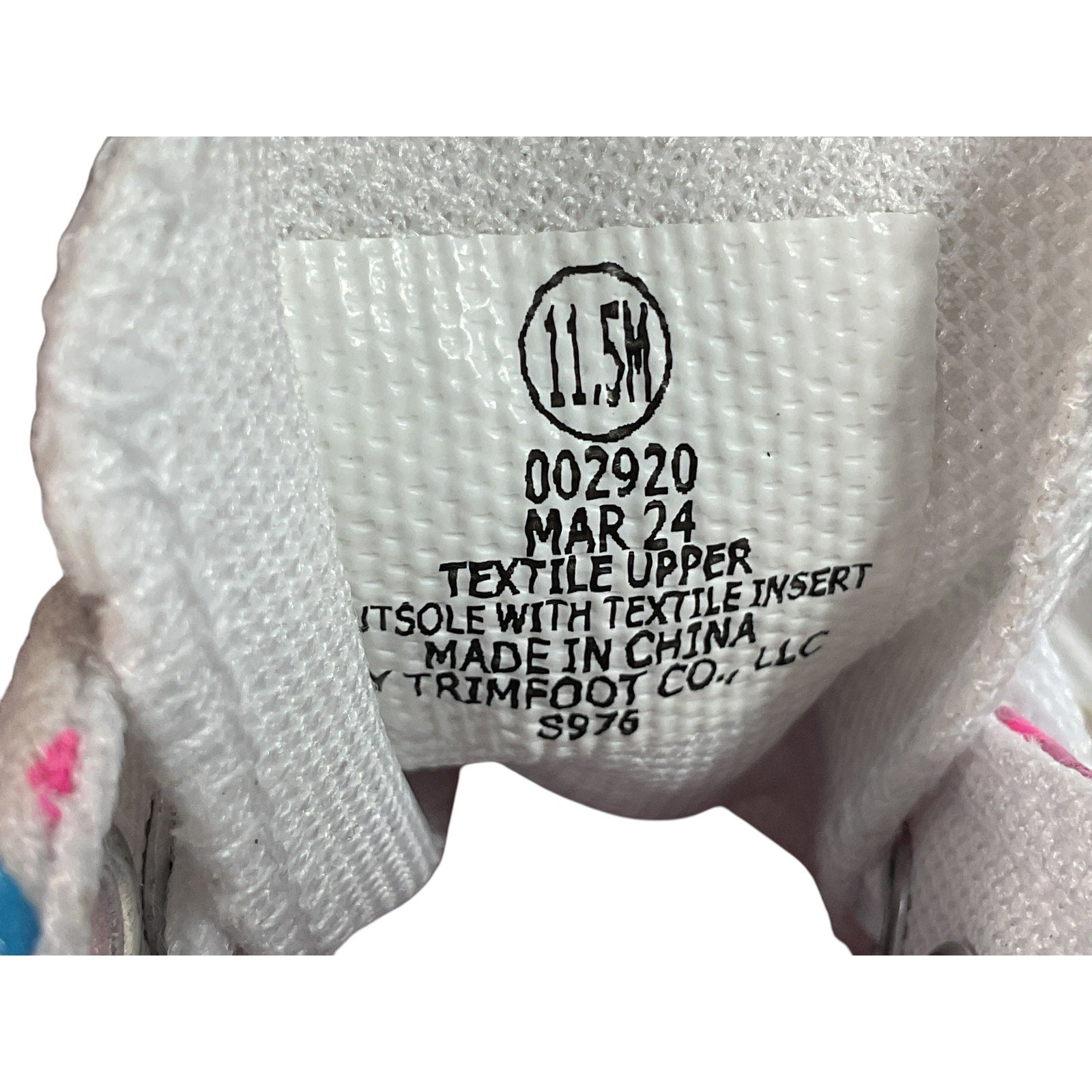 Tenis niña 11.5