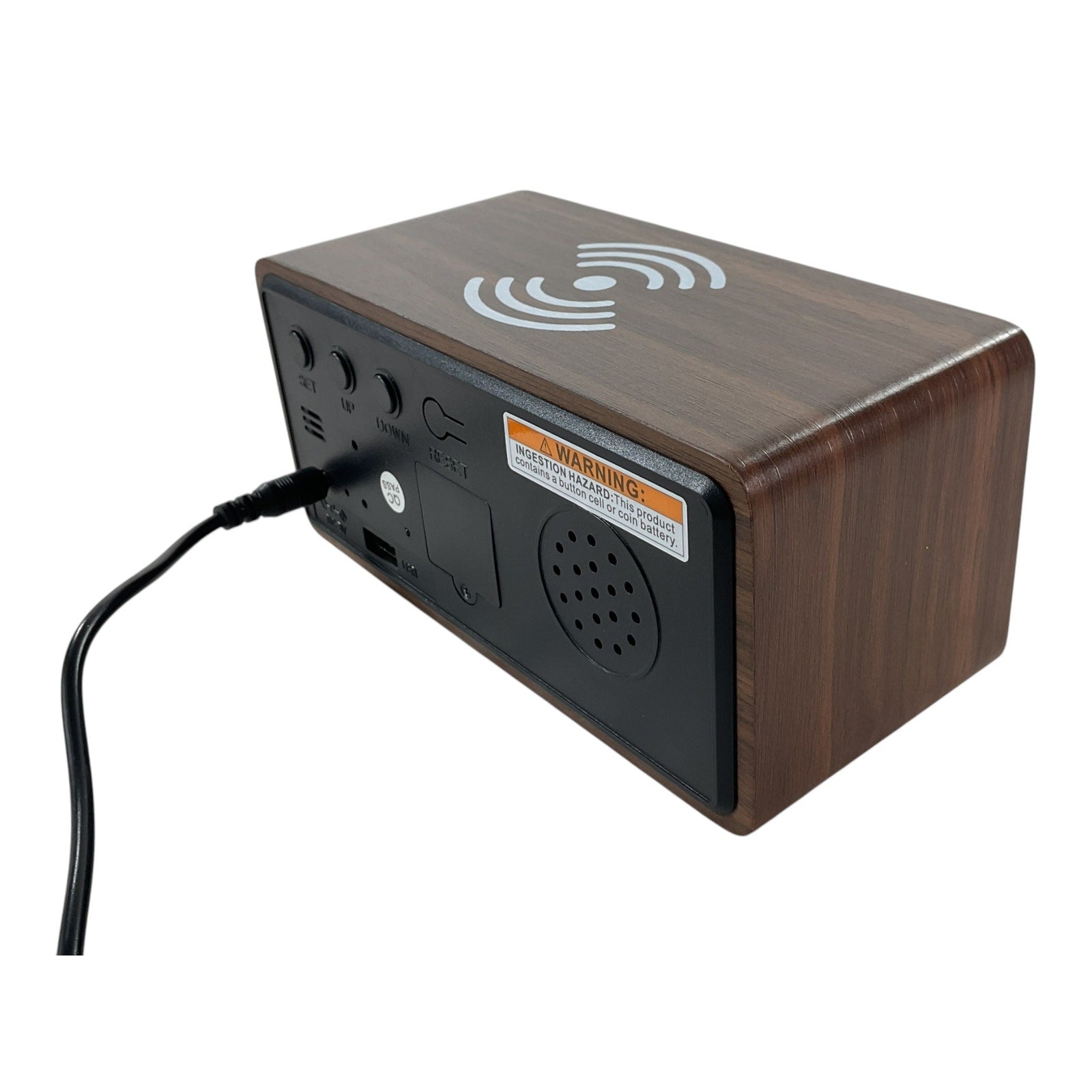 Reloj digital con carga inalámbrica (BAHUN)