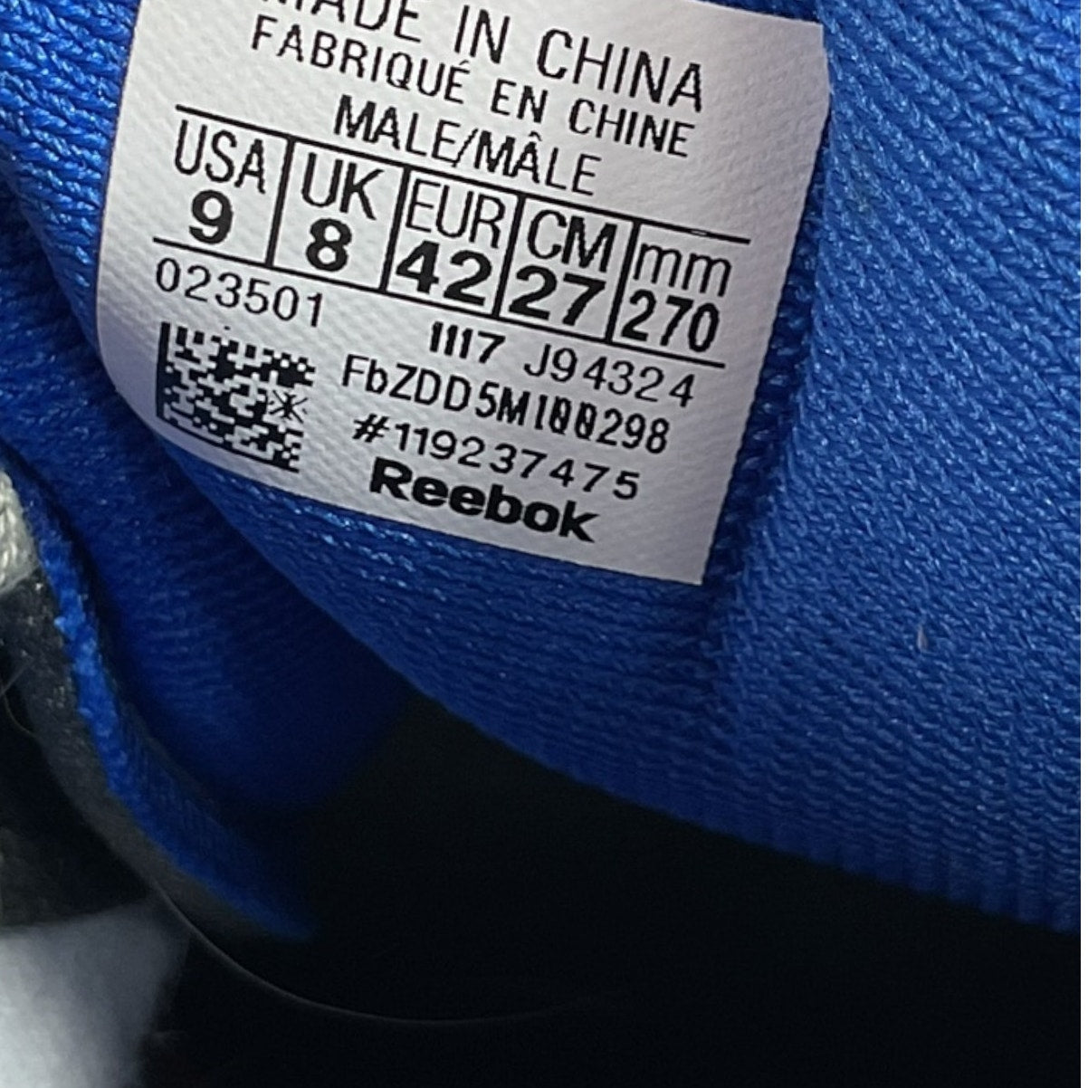 Tenis 9 (Reebok)