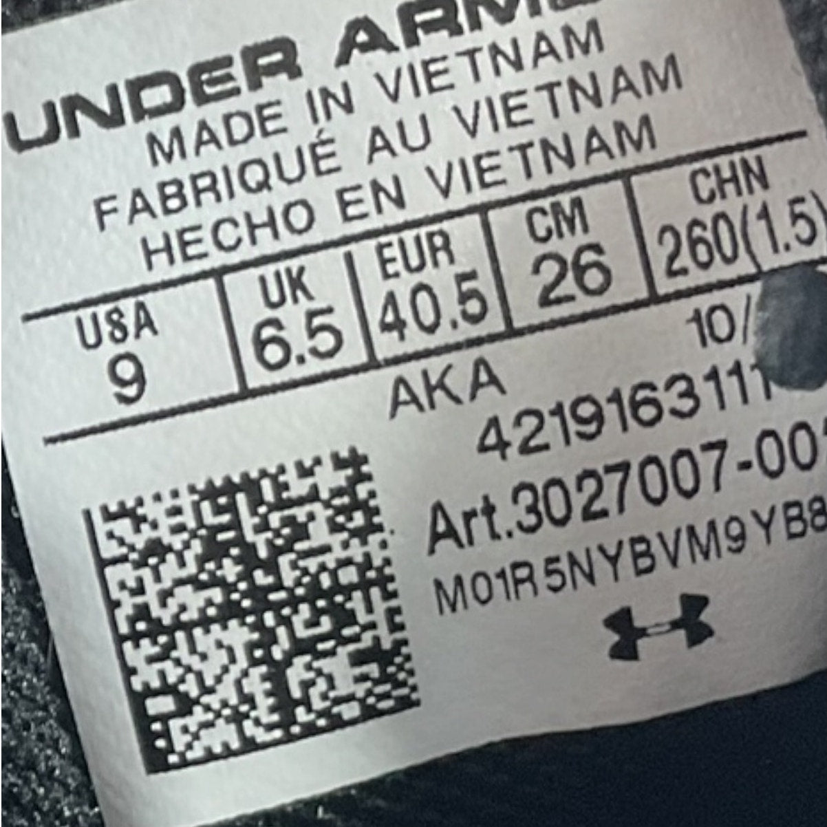 Tenis 9 (Under Armour)