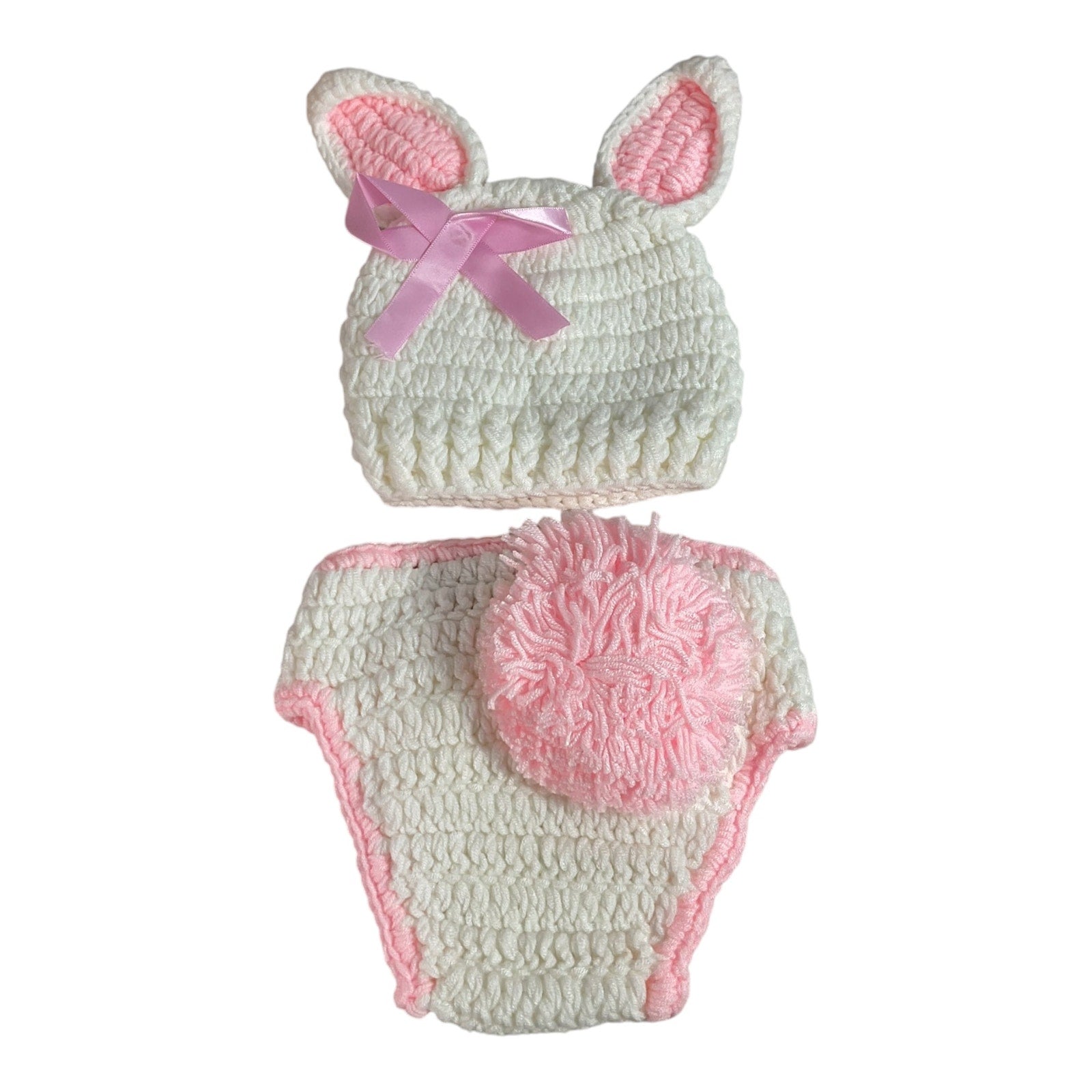 Traje crochet para niña 3M