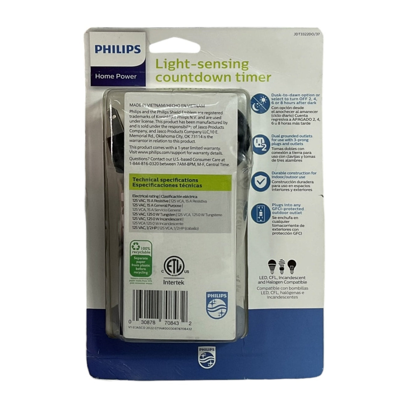 Temporizador de iluminación (PHILIPS)