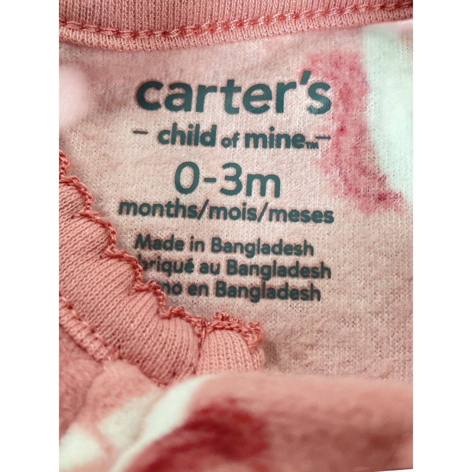 Traje de Bebe Niña 0-3M (Carter's)