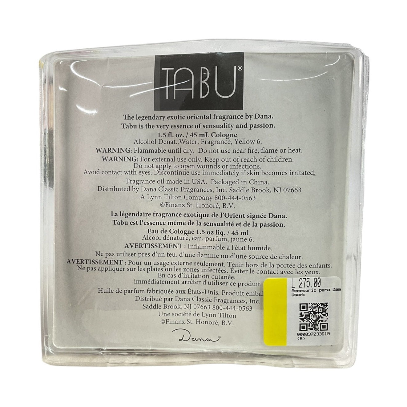Perfume (tabú)