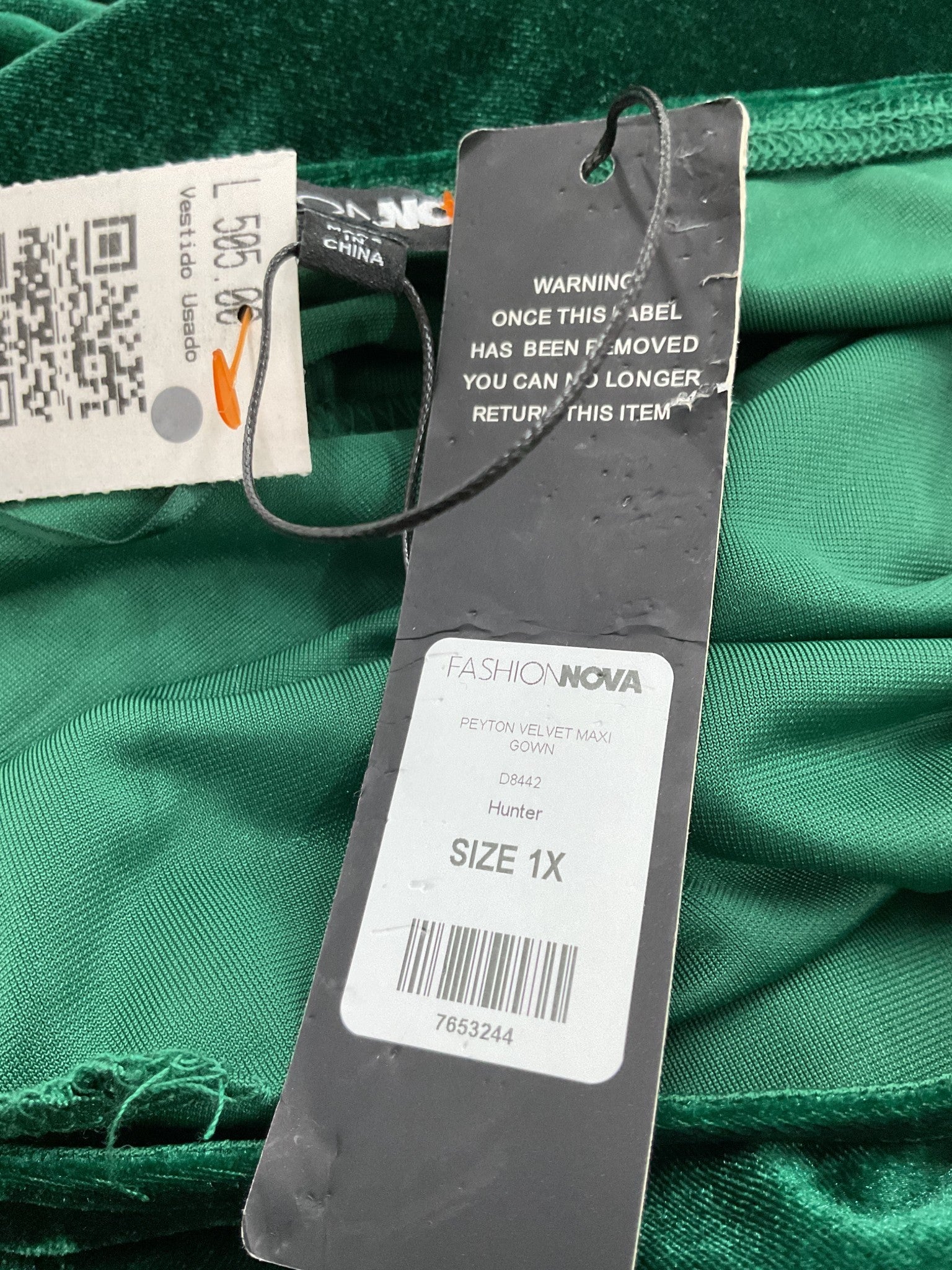 Vestido 1X (Fashion Nova)