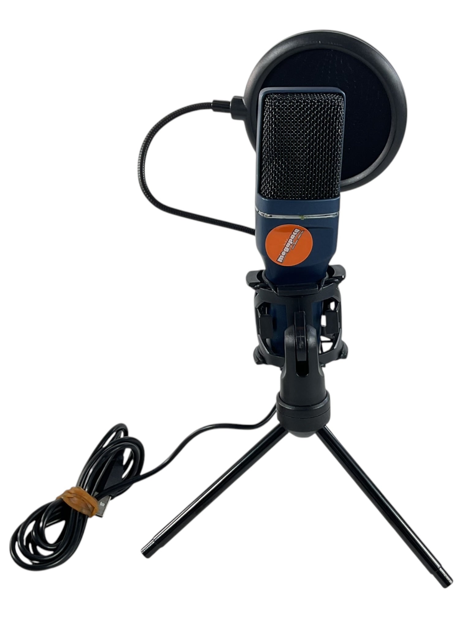 Micrófono de condensador USB con soporte y filtro pop (TONOR)