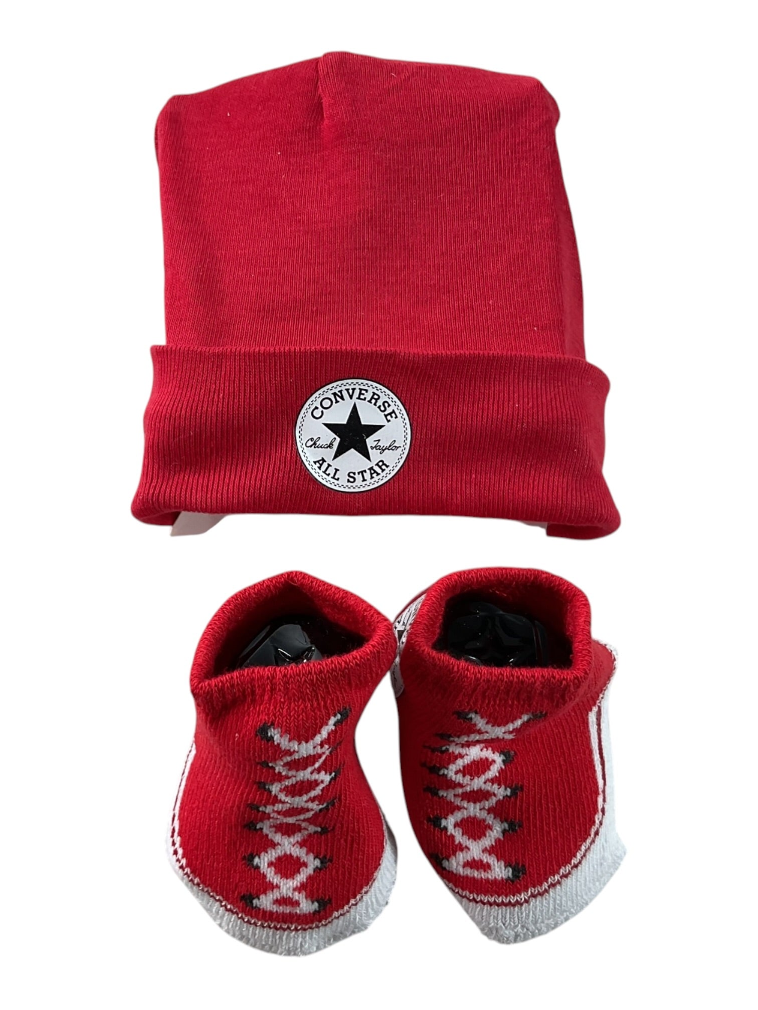 Set de gorro y calcetines niño 0-6M (Converse)