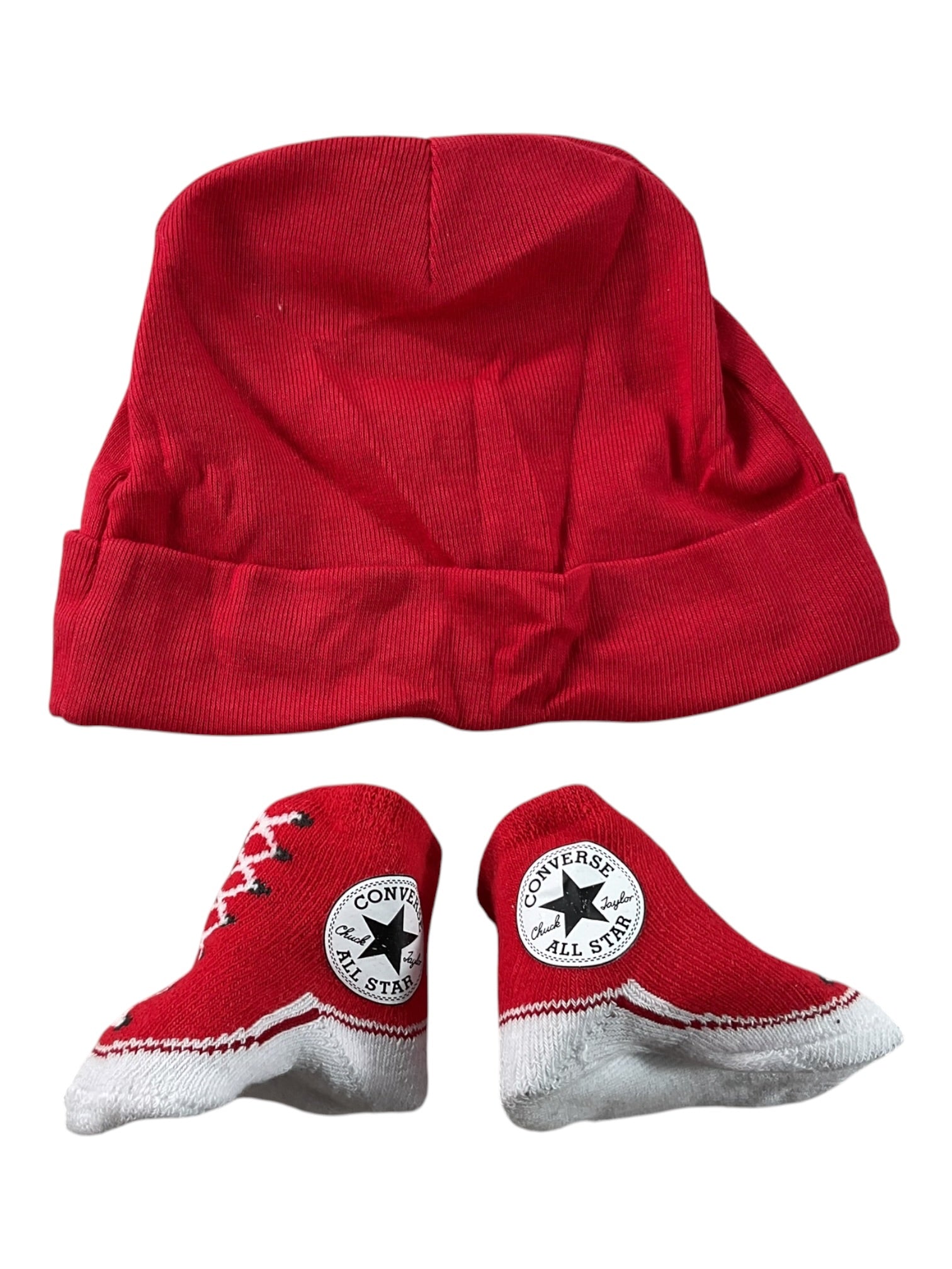 Set de gorro y calcetines niño 0-6M (Converse)