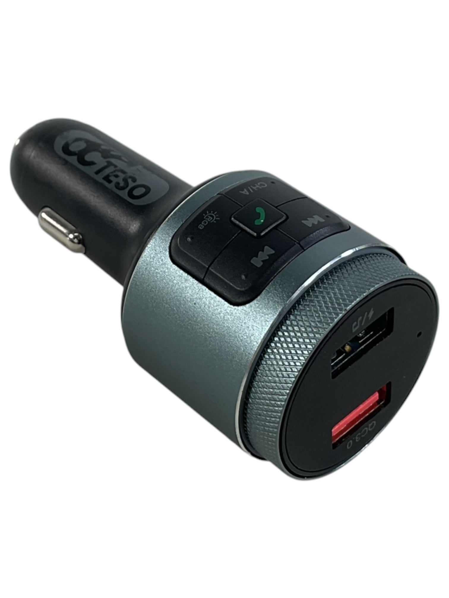 Transmisor FM Bluetooth para auto con puertos USB