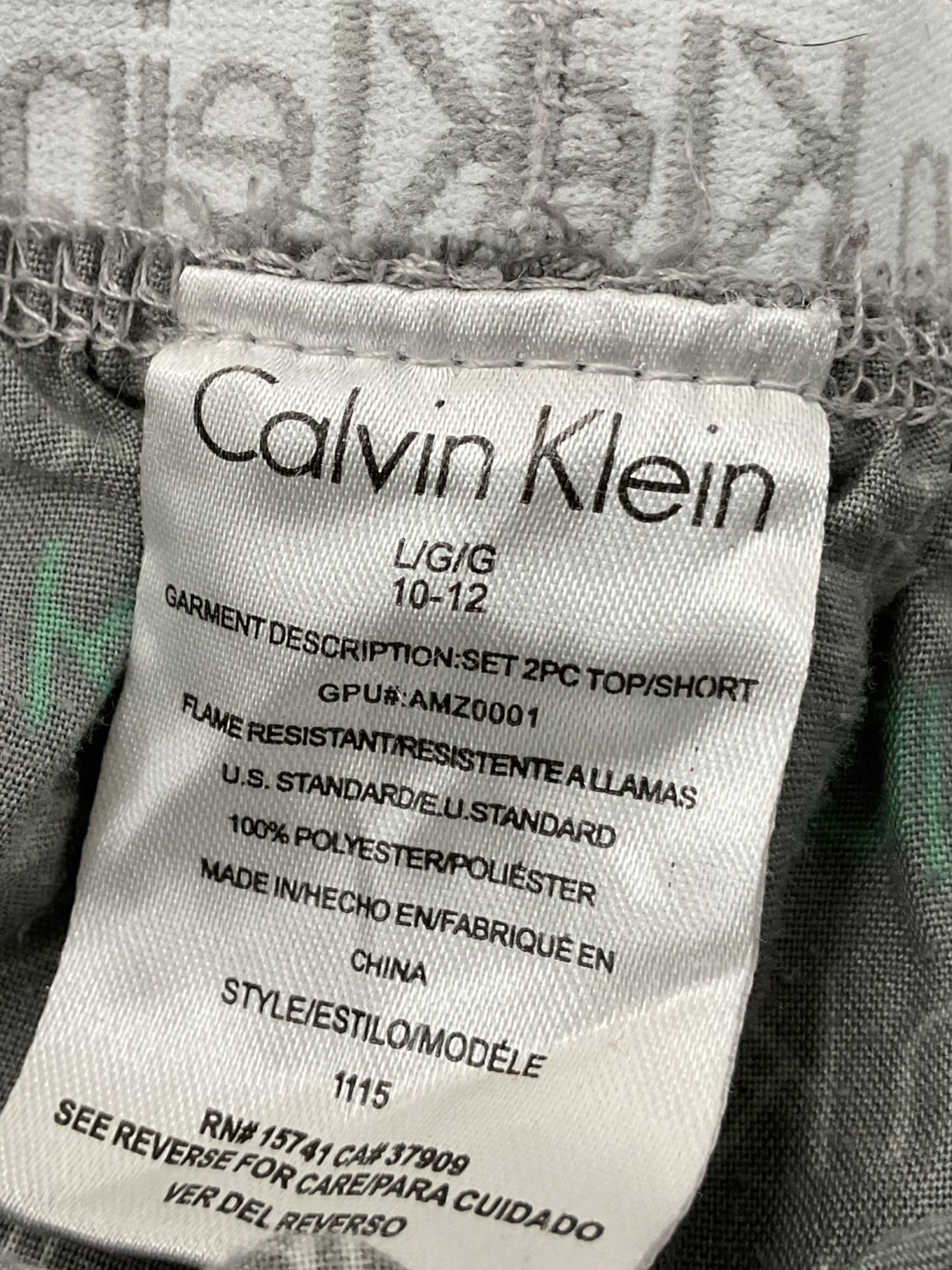 Ropa interior niño 10-12 (Calvin Klein)
