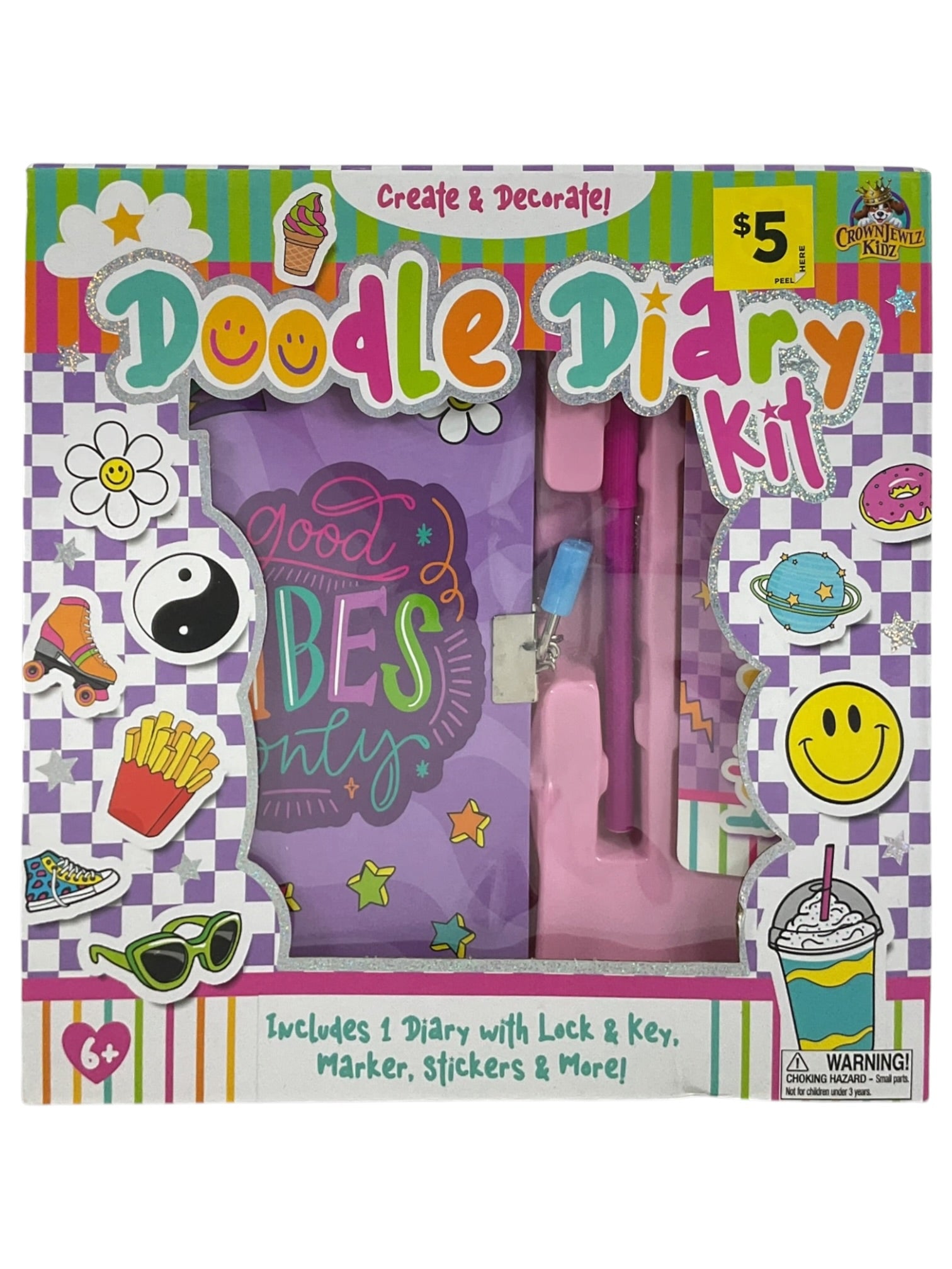 Kit de diario secreto (Doodle Diariy)