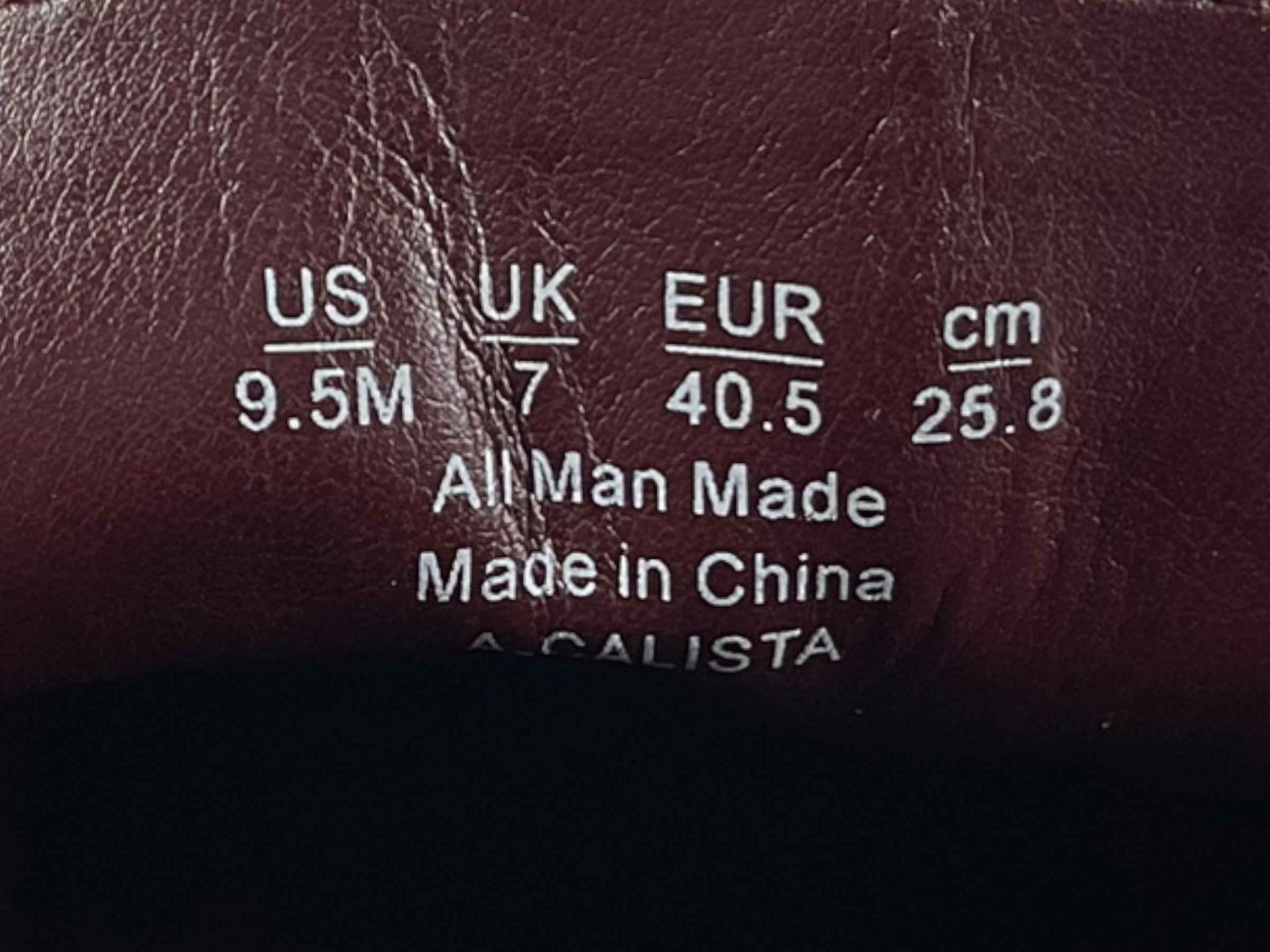Zapato 9.5M (Sarto)