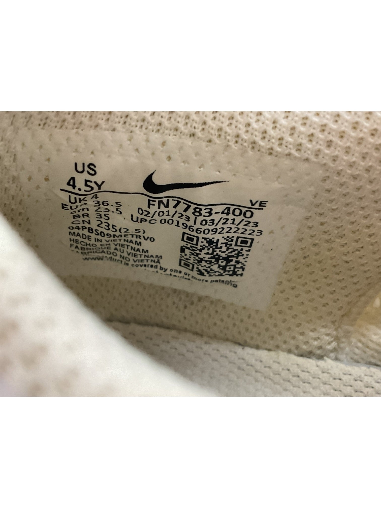 Tenis niño 4.5Y