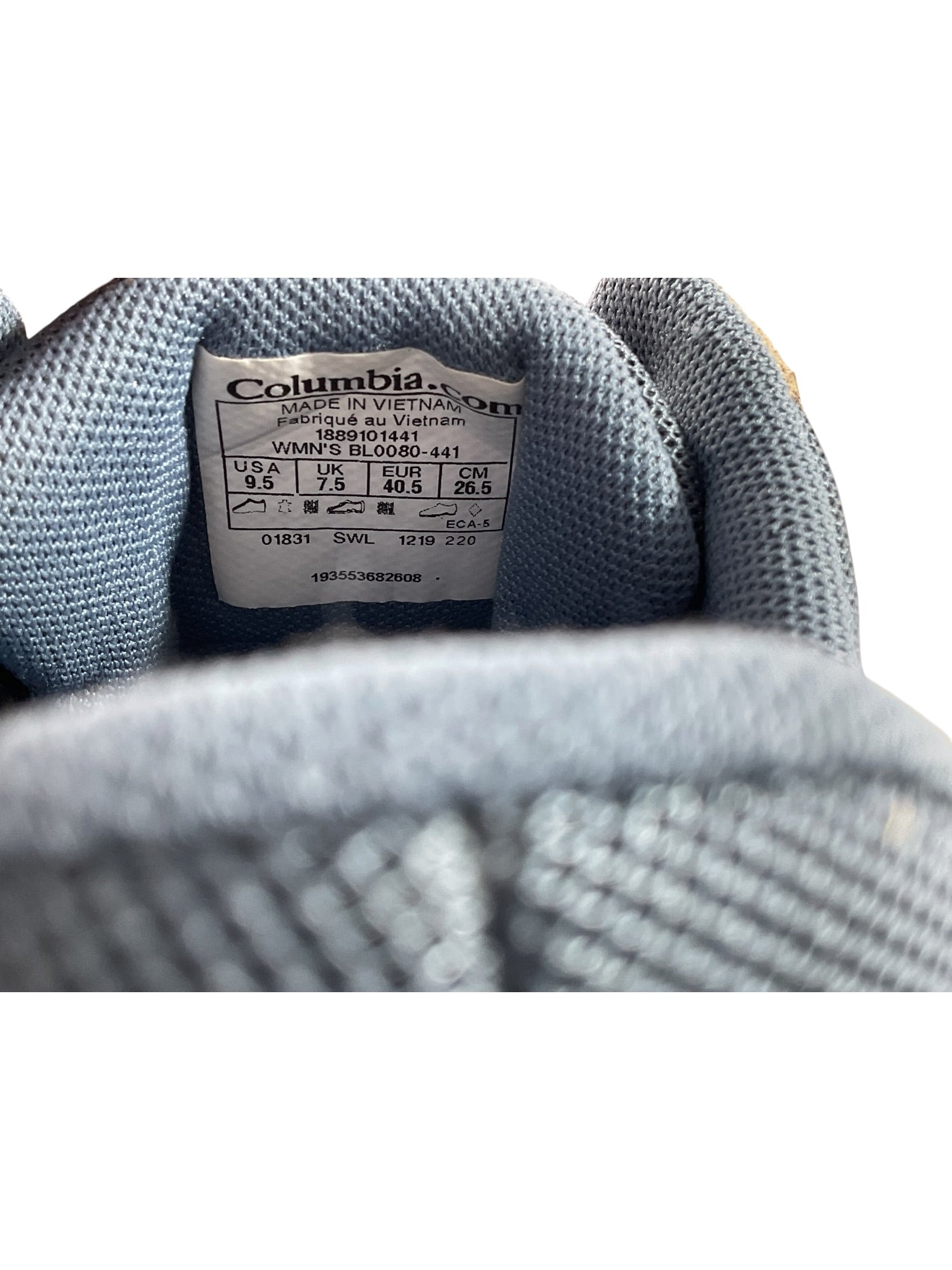 Tenis 9.5 (Columbia)