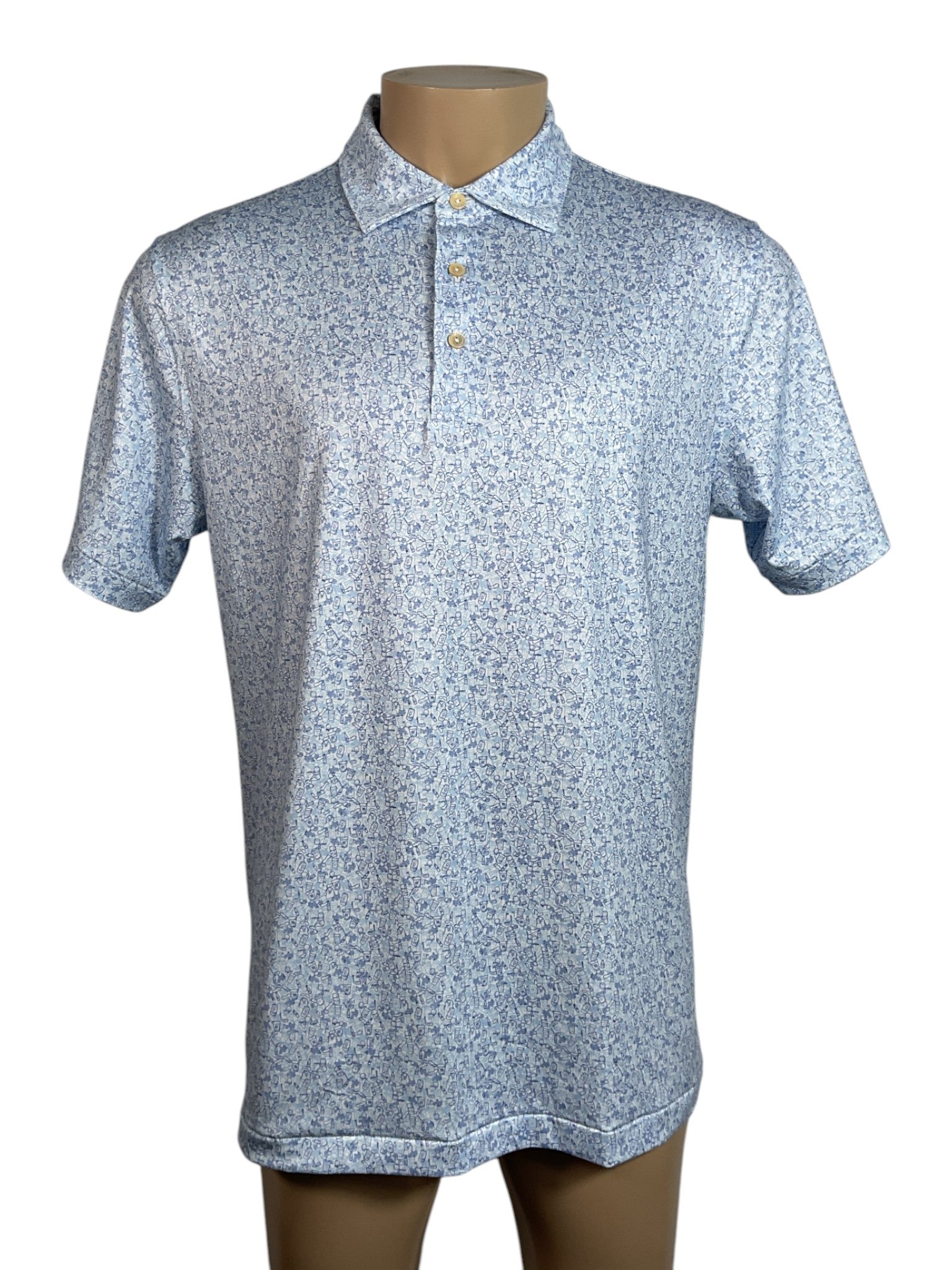 Camisa tipo polo M (Peter Millar)