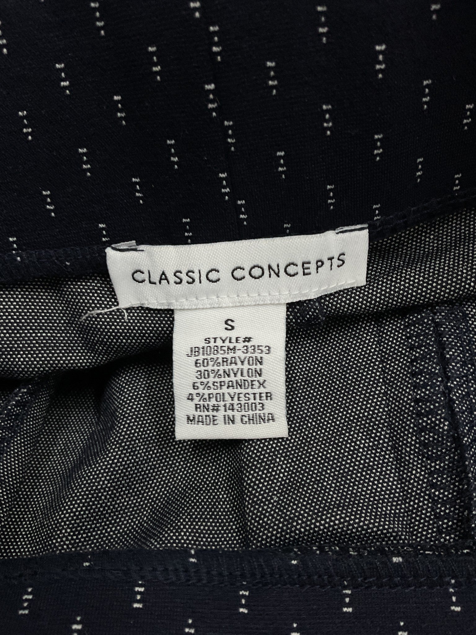 Pantalon S (Classic Concepts)