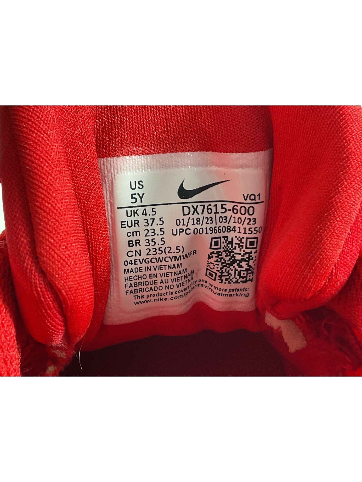 Tenis 5Y (Nike)