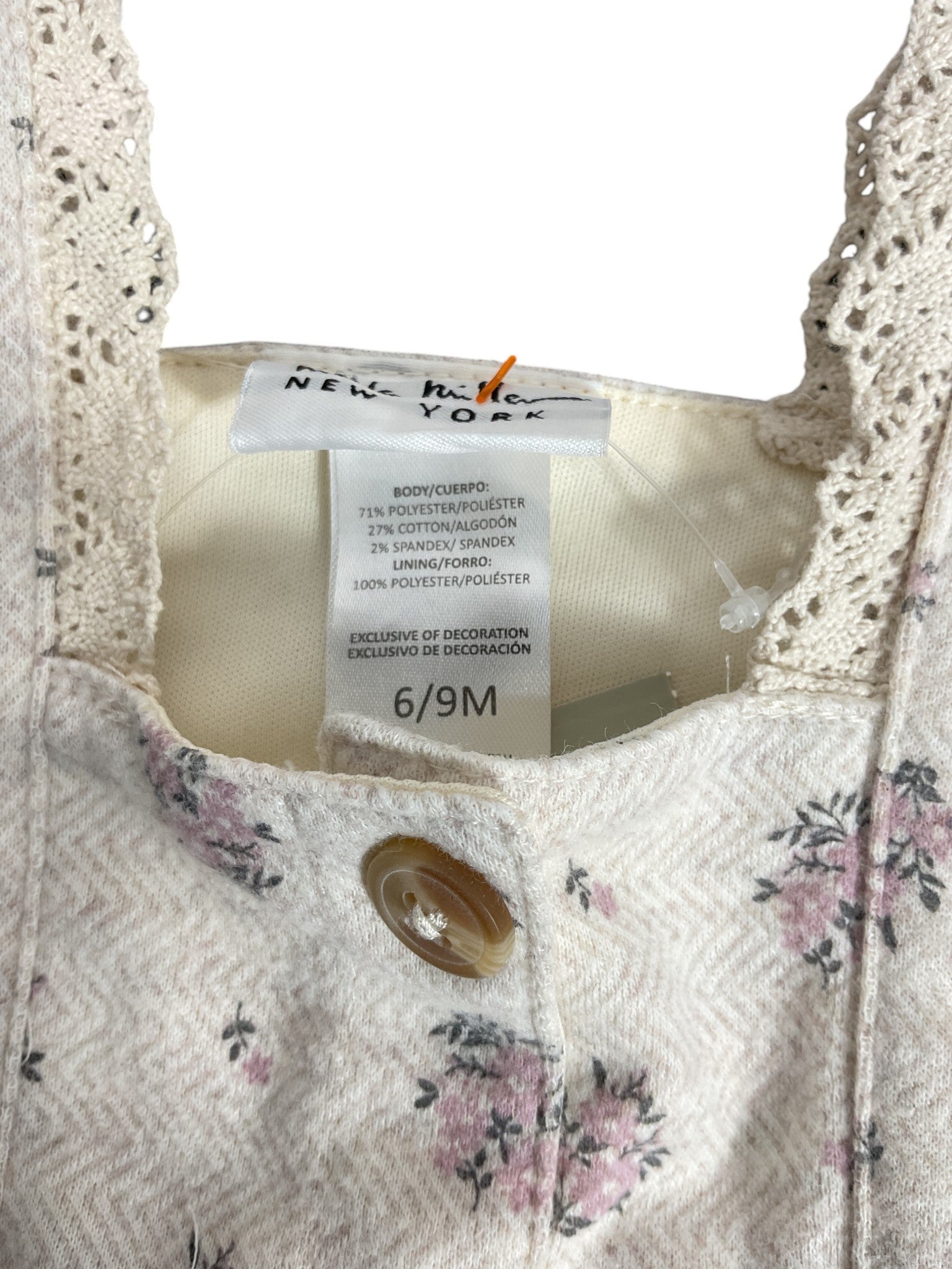 Vestido niña 6-9M (Nicole Miller)
