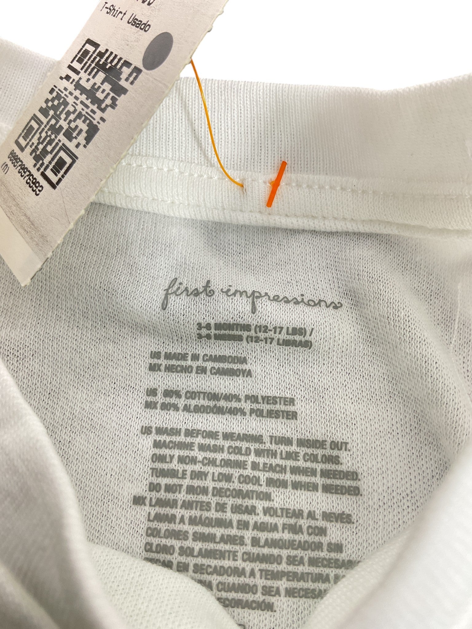 Camisa Niño 3-6M (FIRST IMPRESSIONS)