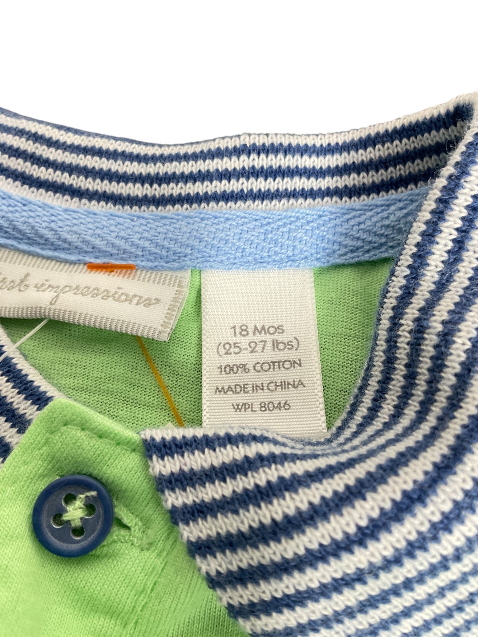 Camisa Niño 18M (FIRST IMPRESSIONS)