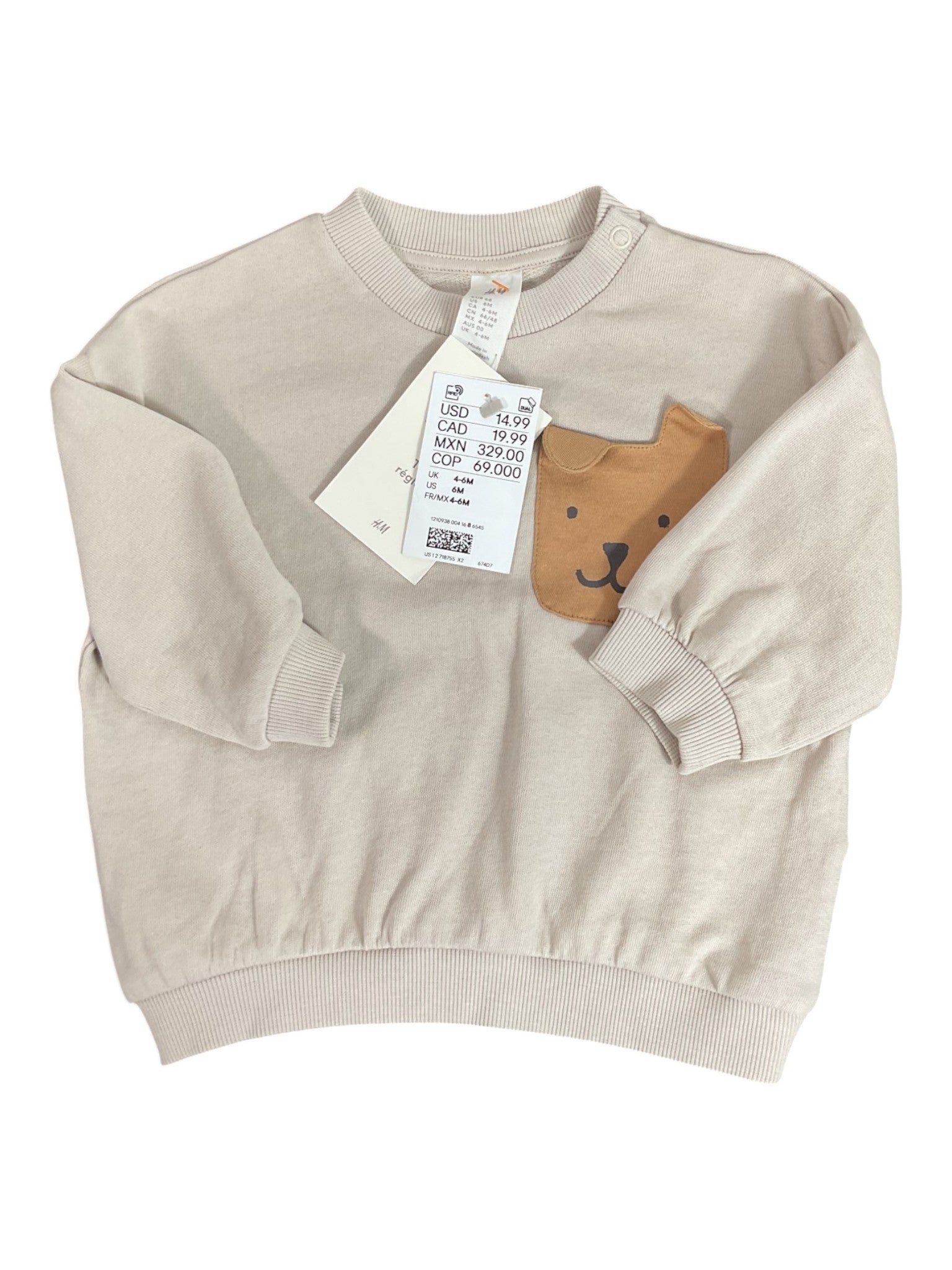Sudadero Niño 4/6M (H&M)