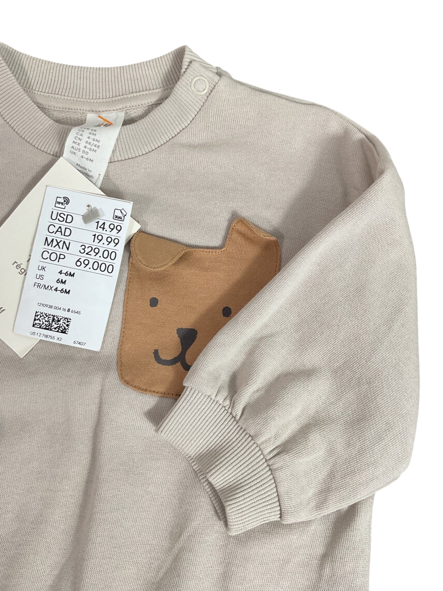 Sudadero Niño 4/6M (H&M)