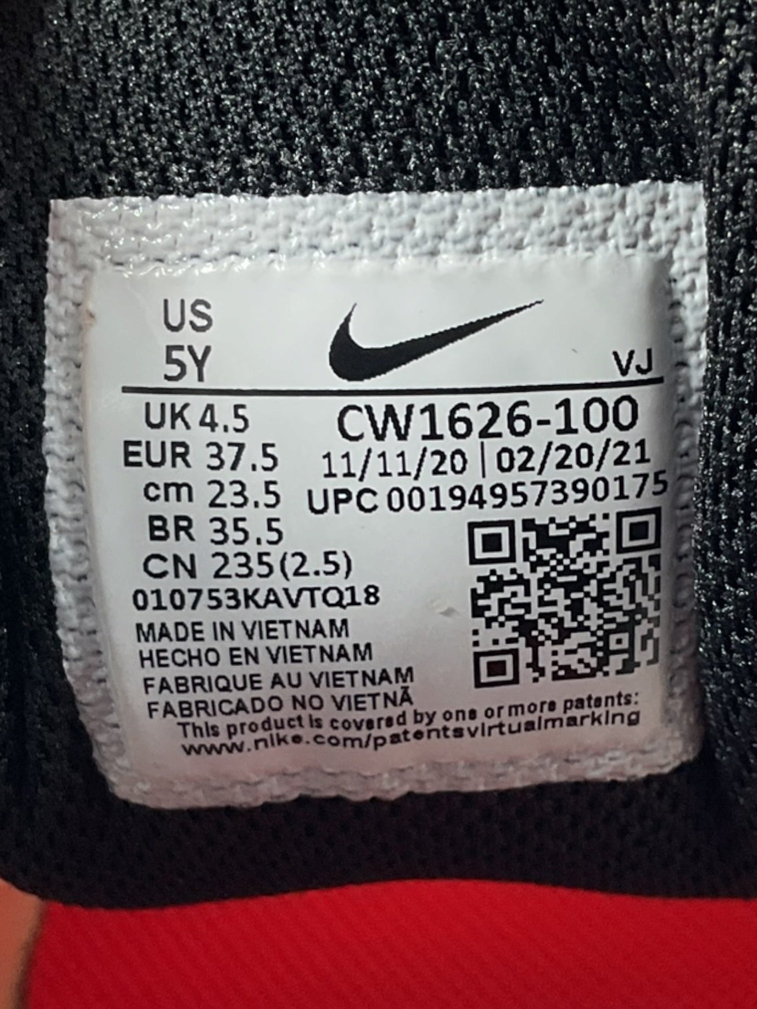 Tenis 5Y (Nike)