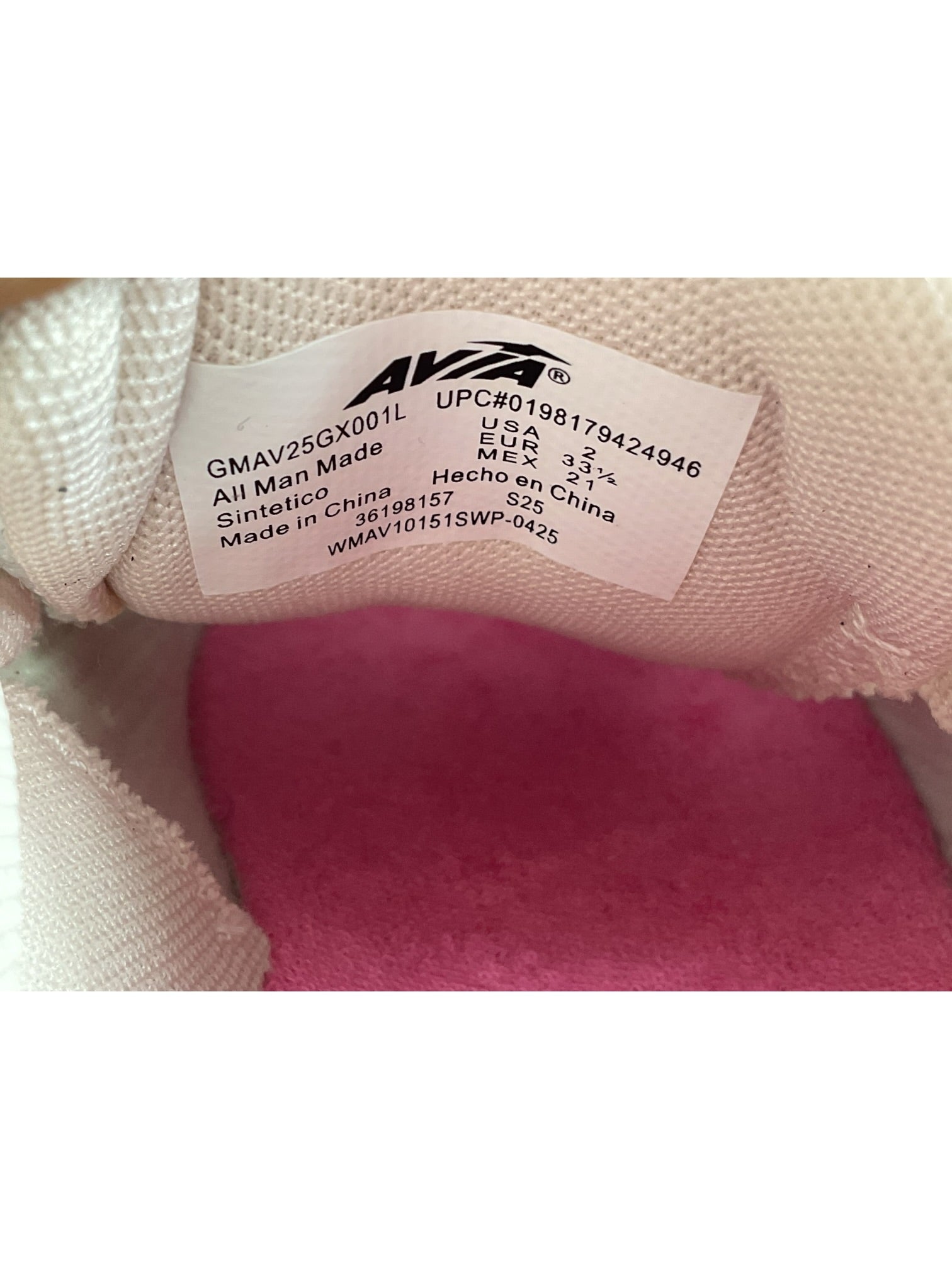Tenis niña 2 (AVIA)