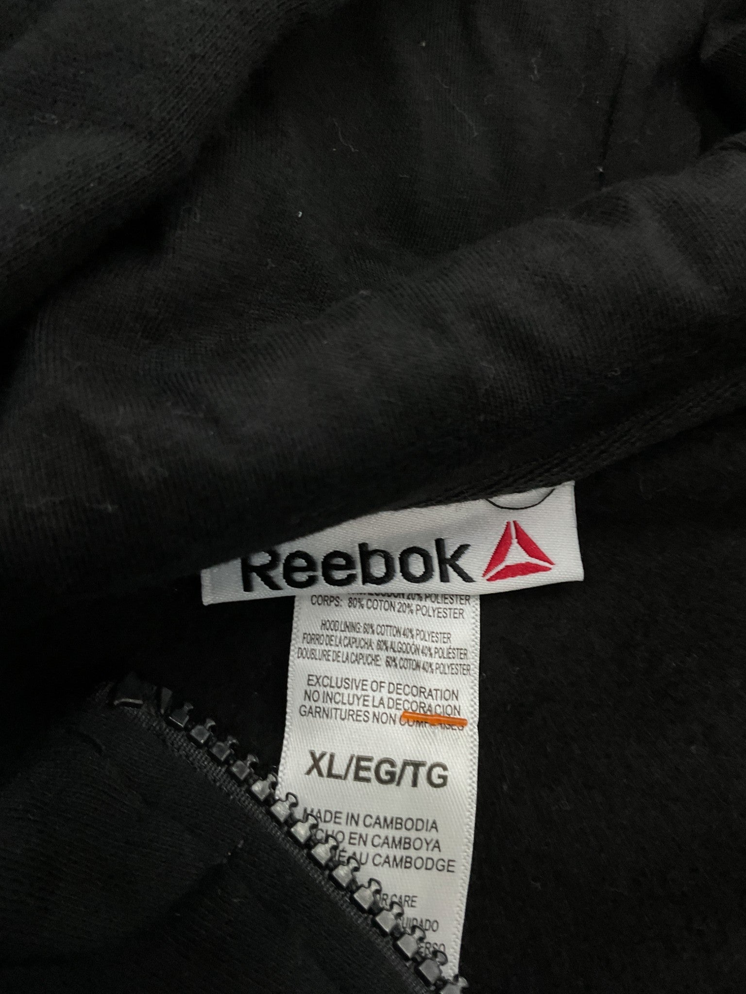 Sudadero XL (REEBOK)