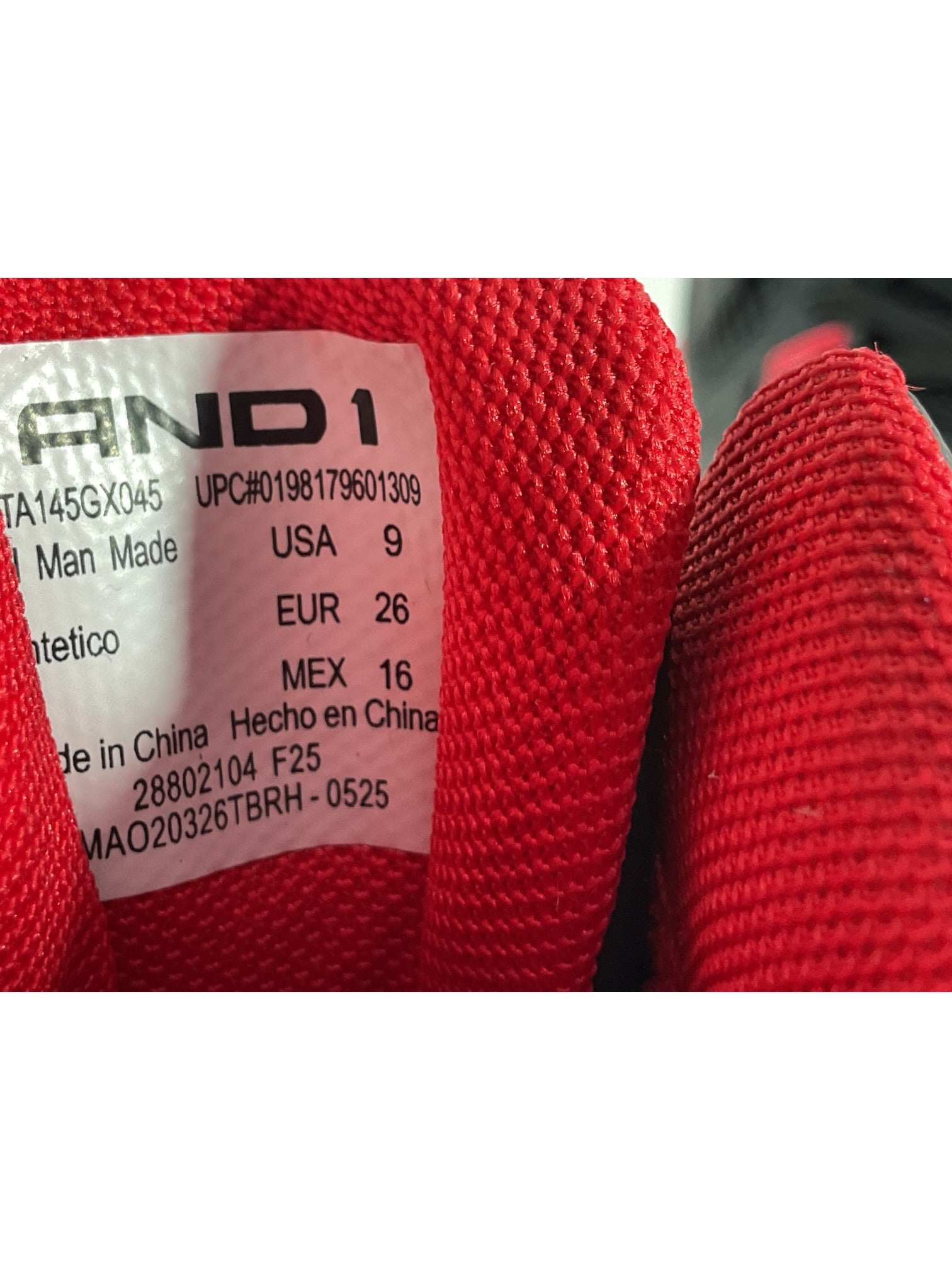 Tenis niño 9 (AND1)