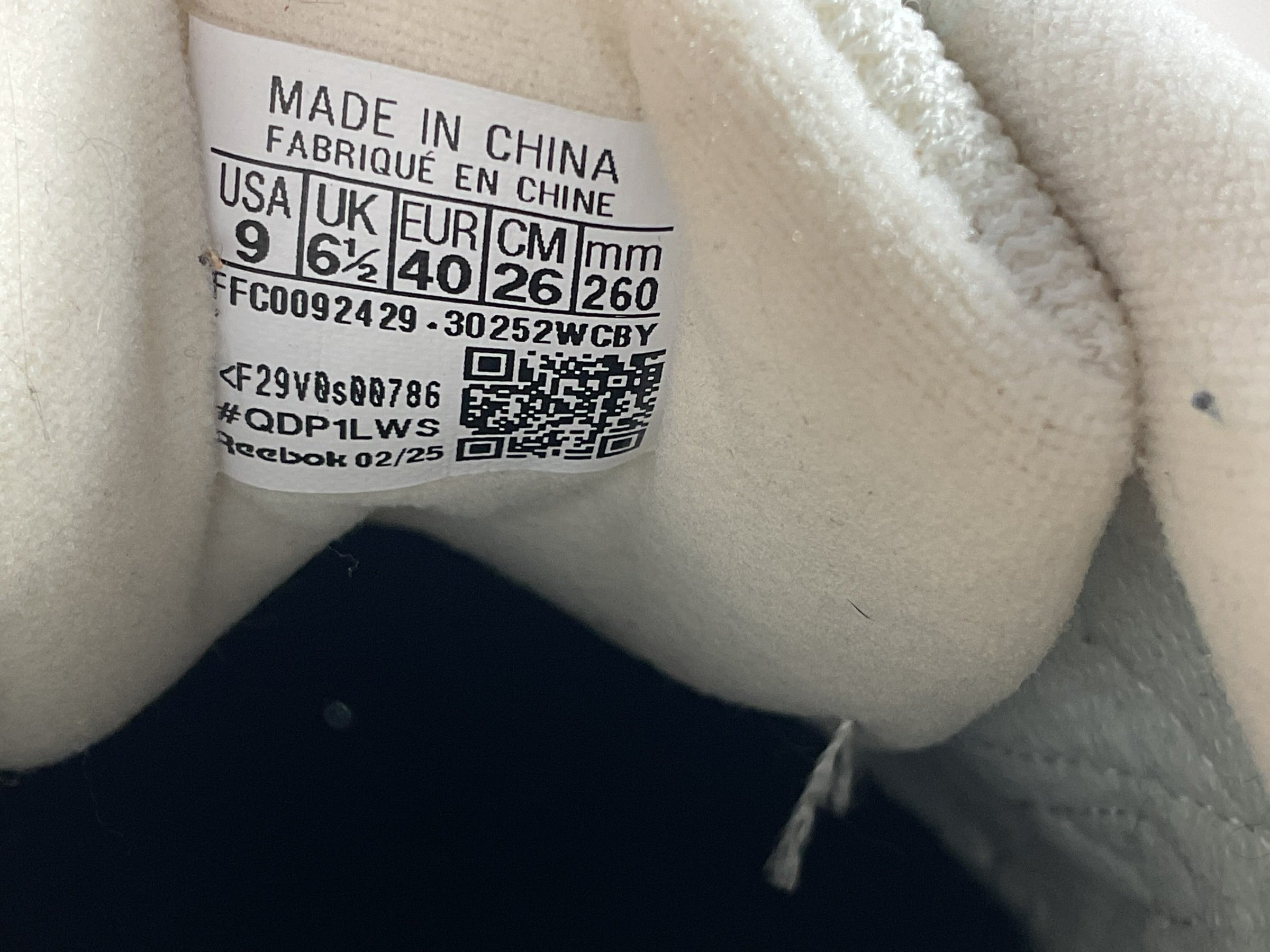 Tenis 9 (Reebok)