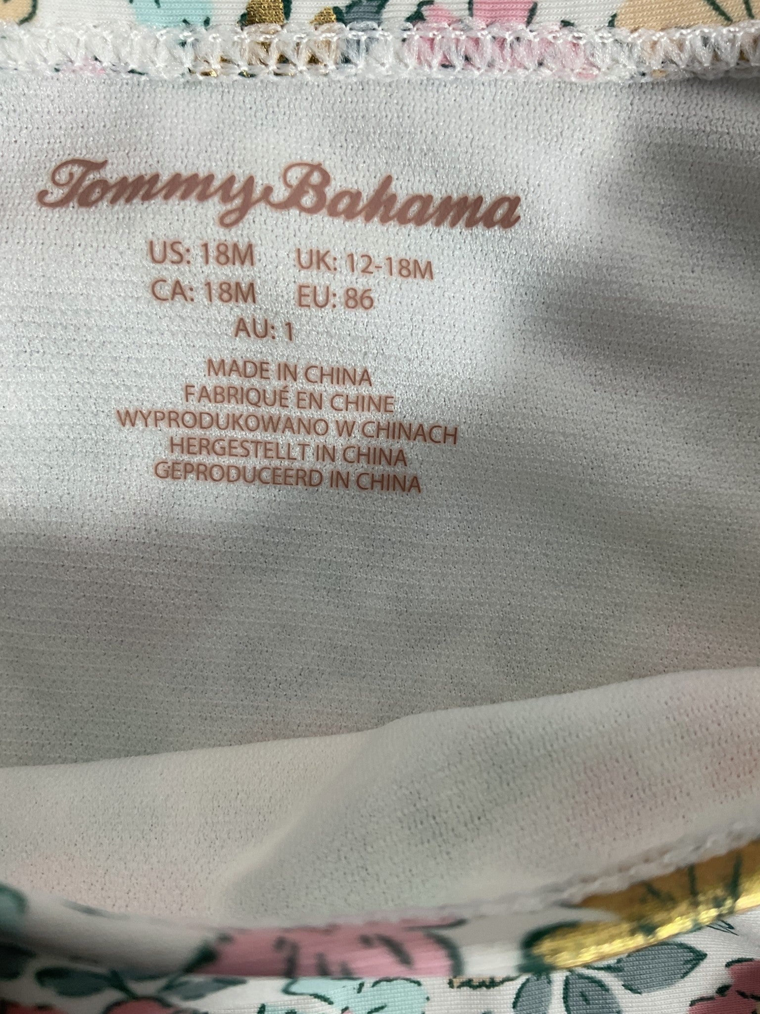 Blusa Niña 12/18M (TOMMY BAHAMA)
