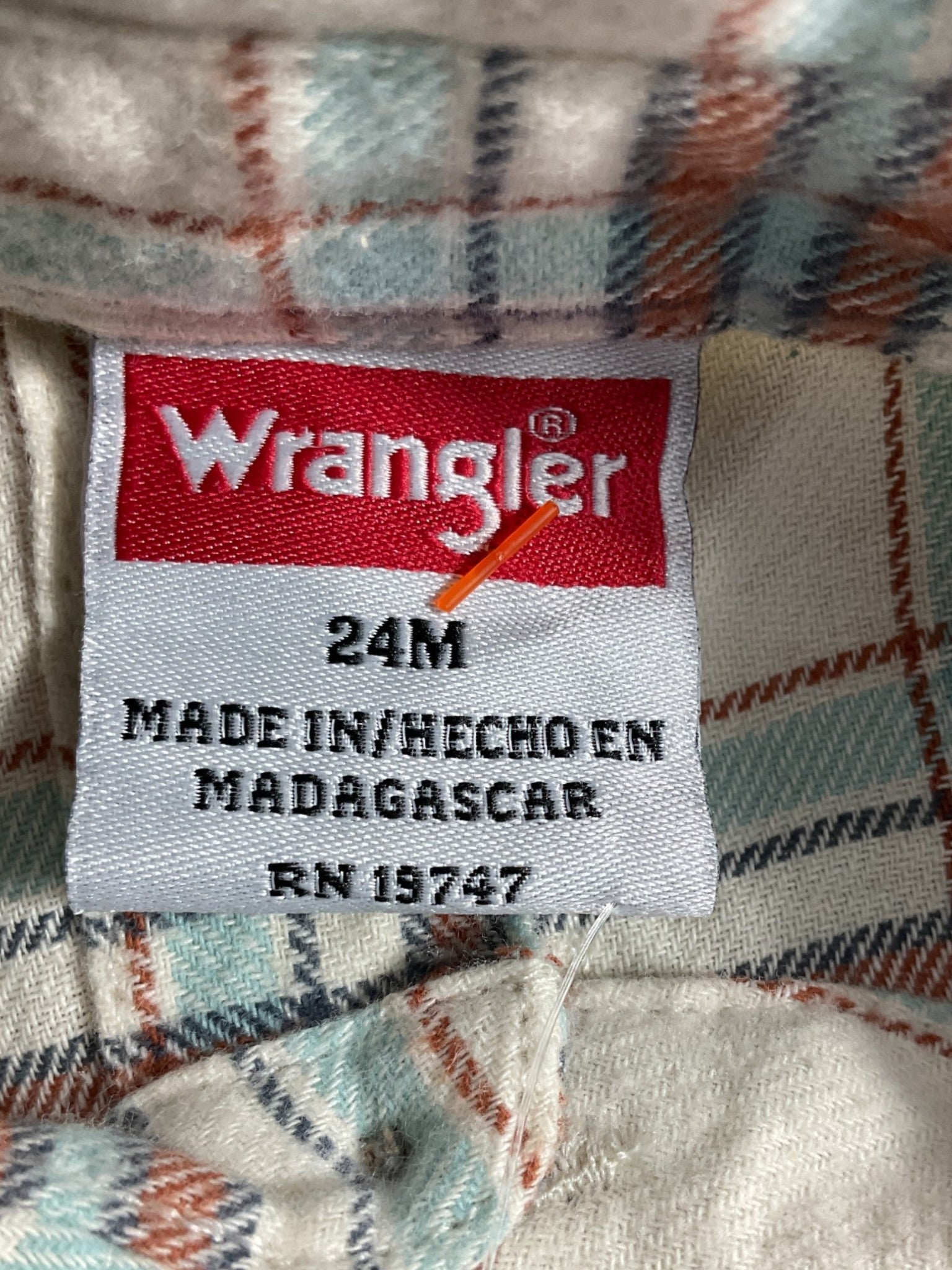 Camisa niño 24M (Wrangler)