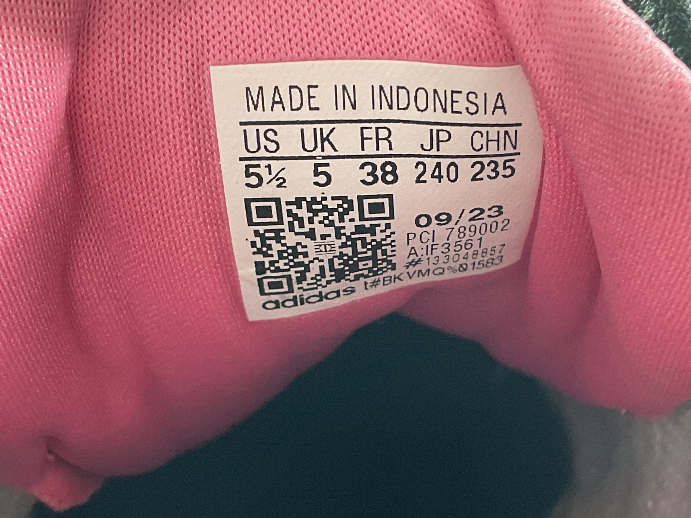 Tenis niña 5.5 (adidas)