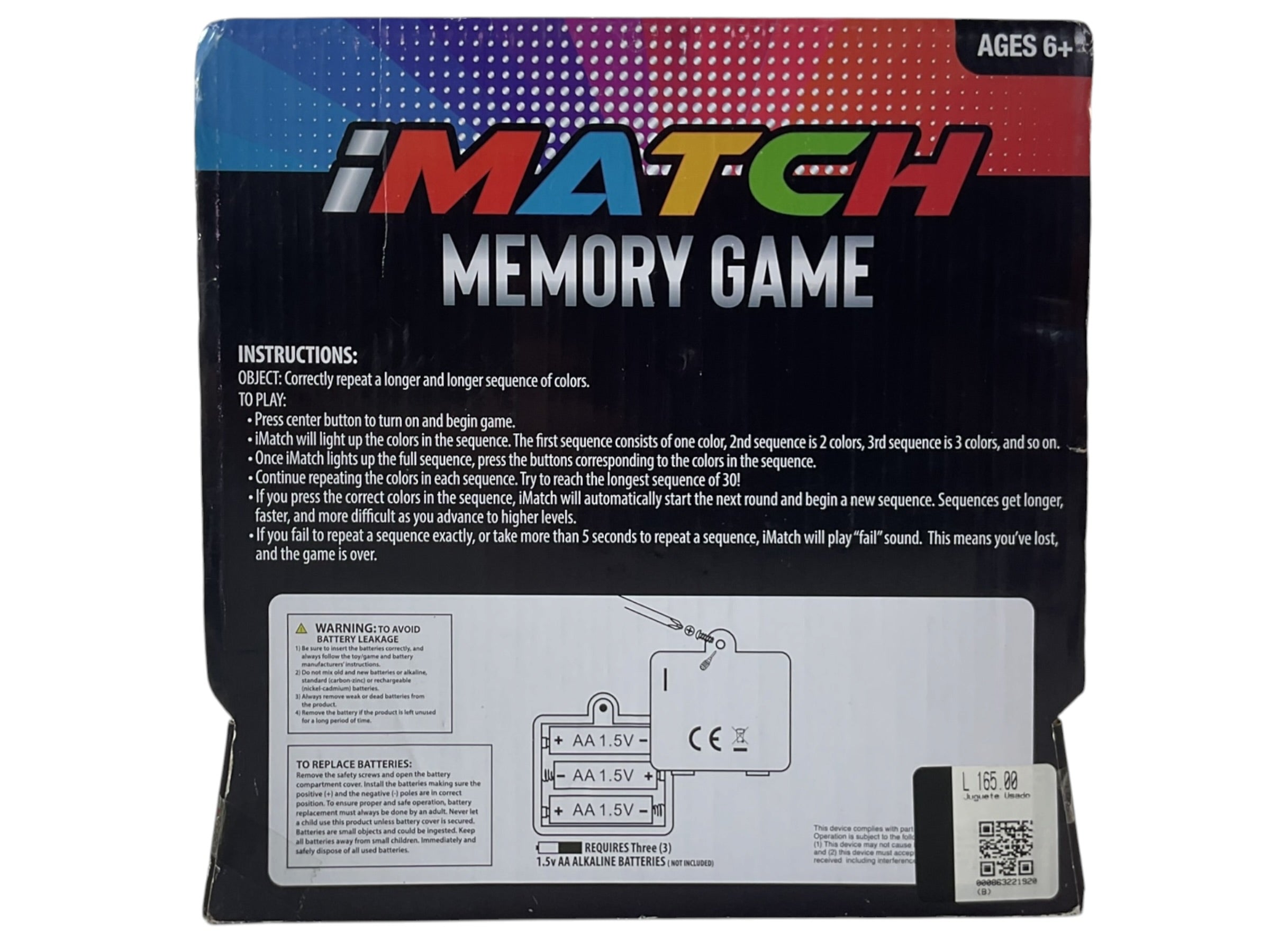 Juego de memoria (iMATCH)