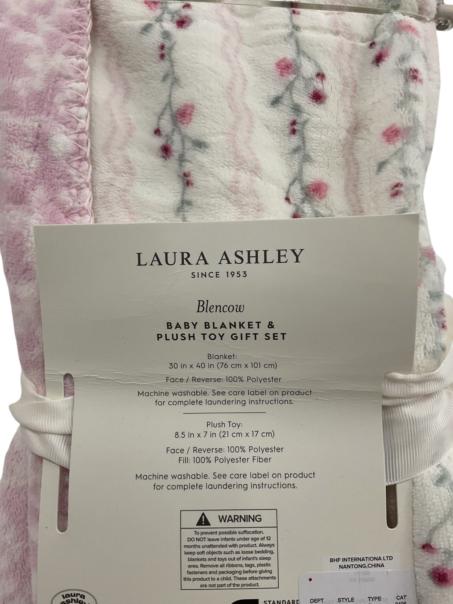 Set de manta para bebé (LAURA ASHLEY)