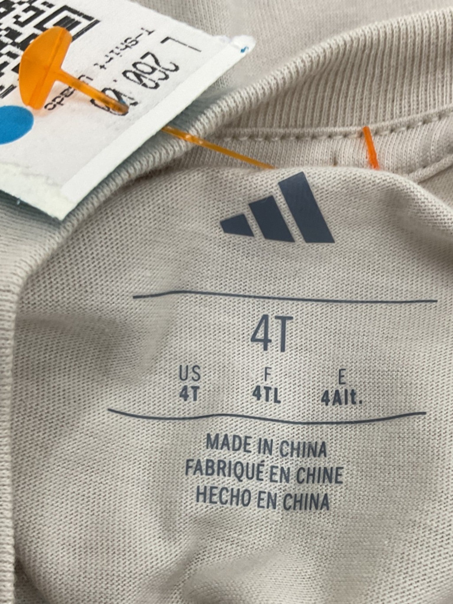 Camisa niño 4T (Adidas)