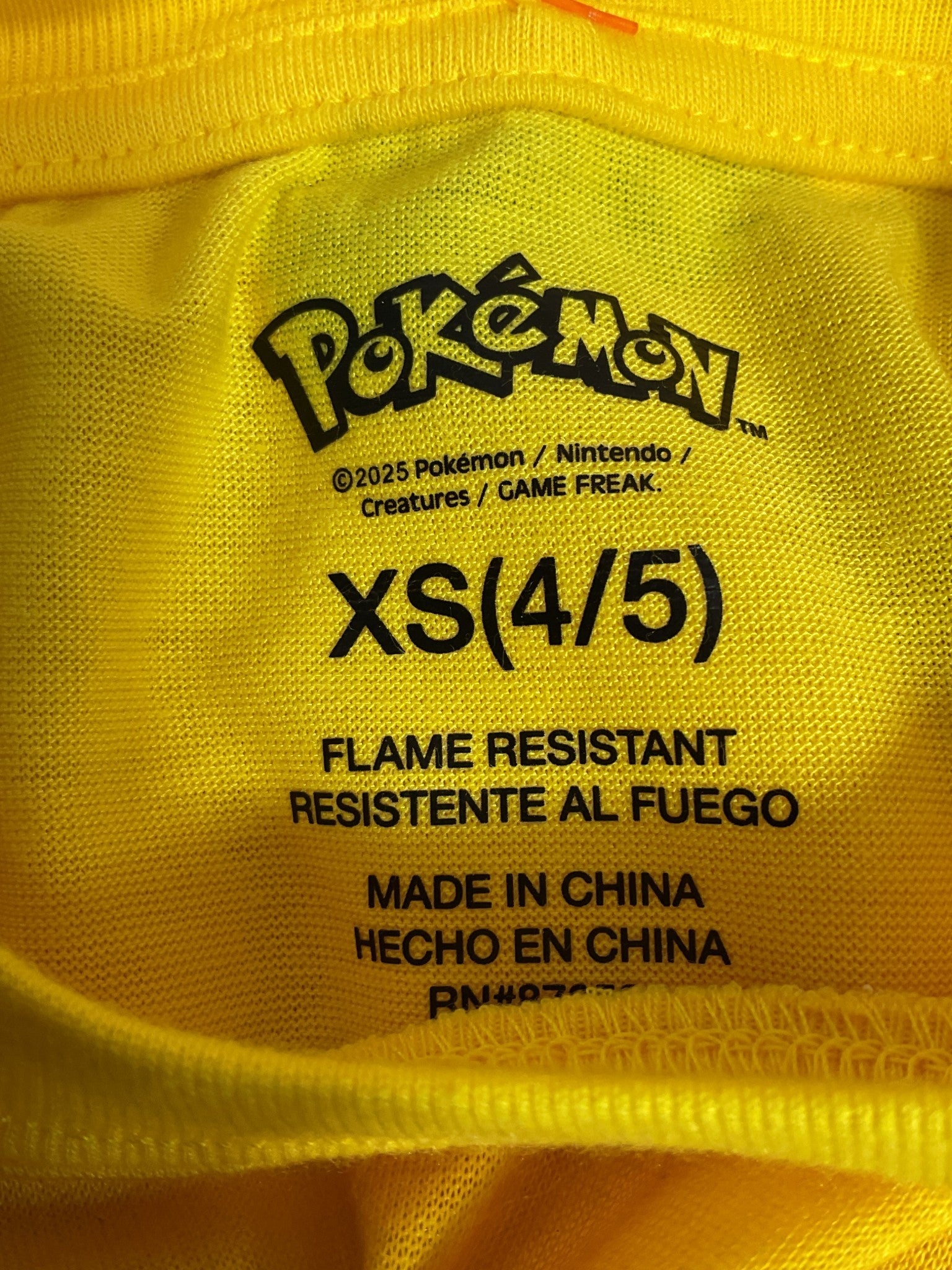 Camisa niño 4-5 (Pokemon)