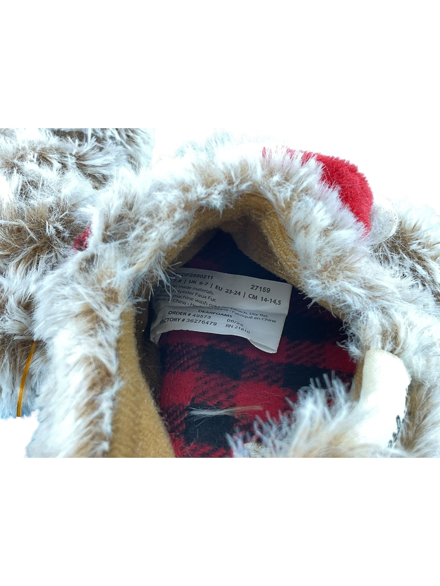 Pantuflas niño 8